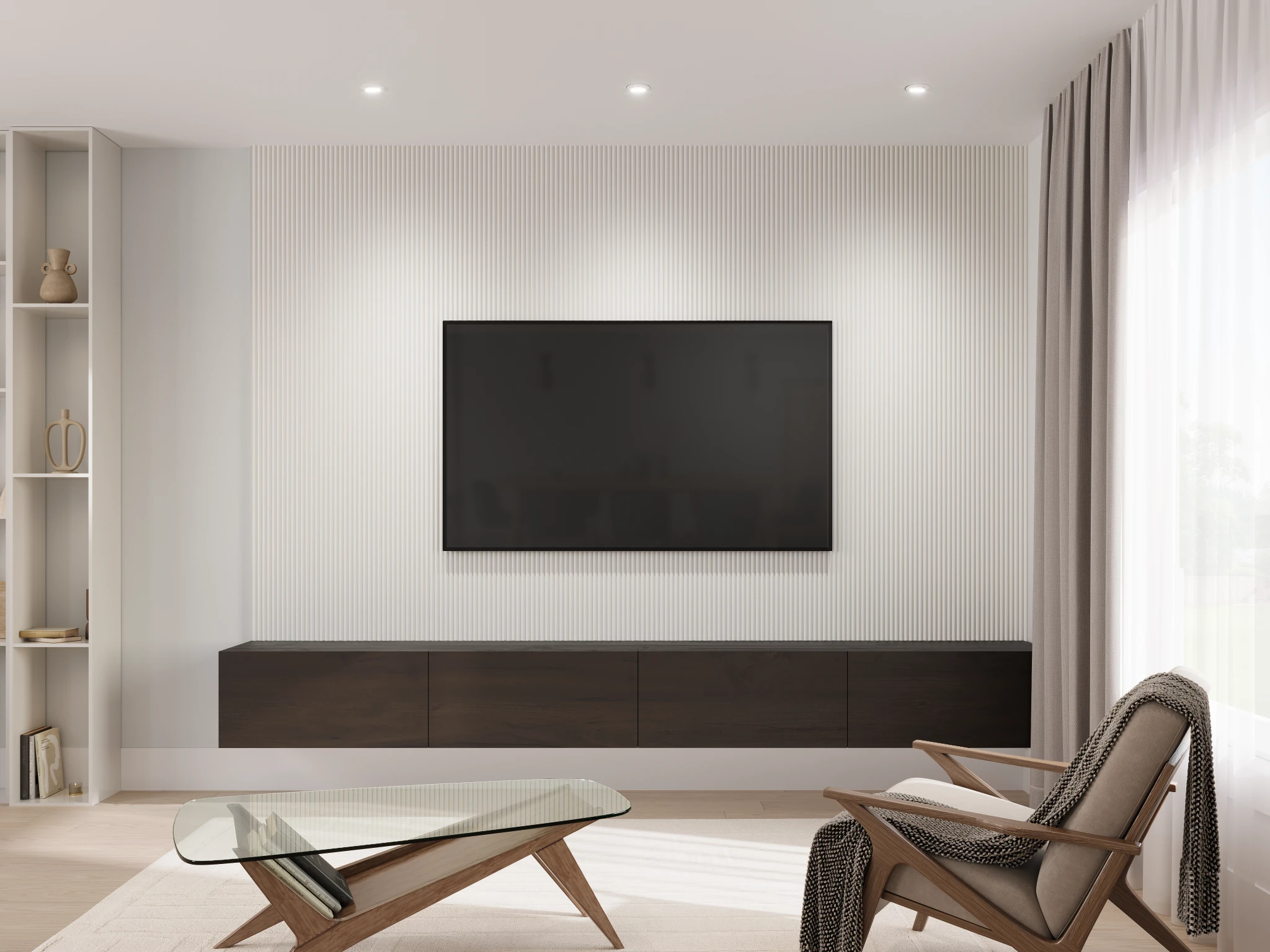 Wall Profile (profile 2200) Alaska Oak 3043 Cabinets visualization by Sublime