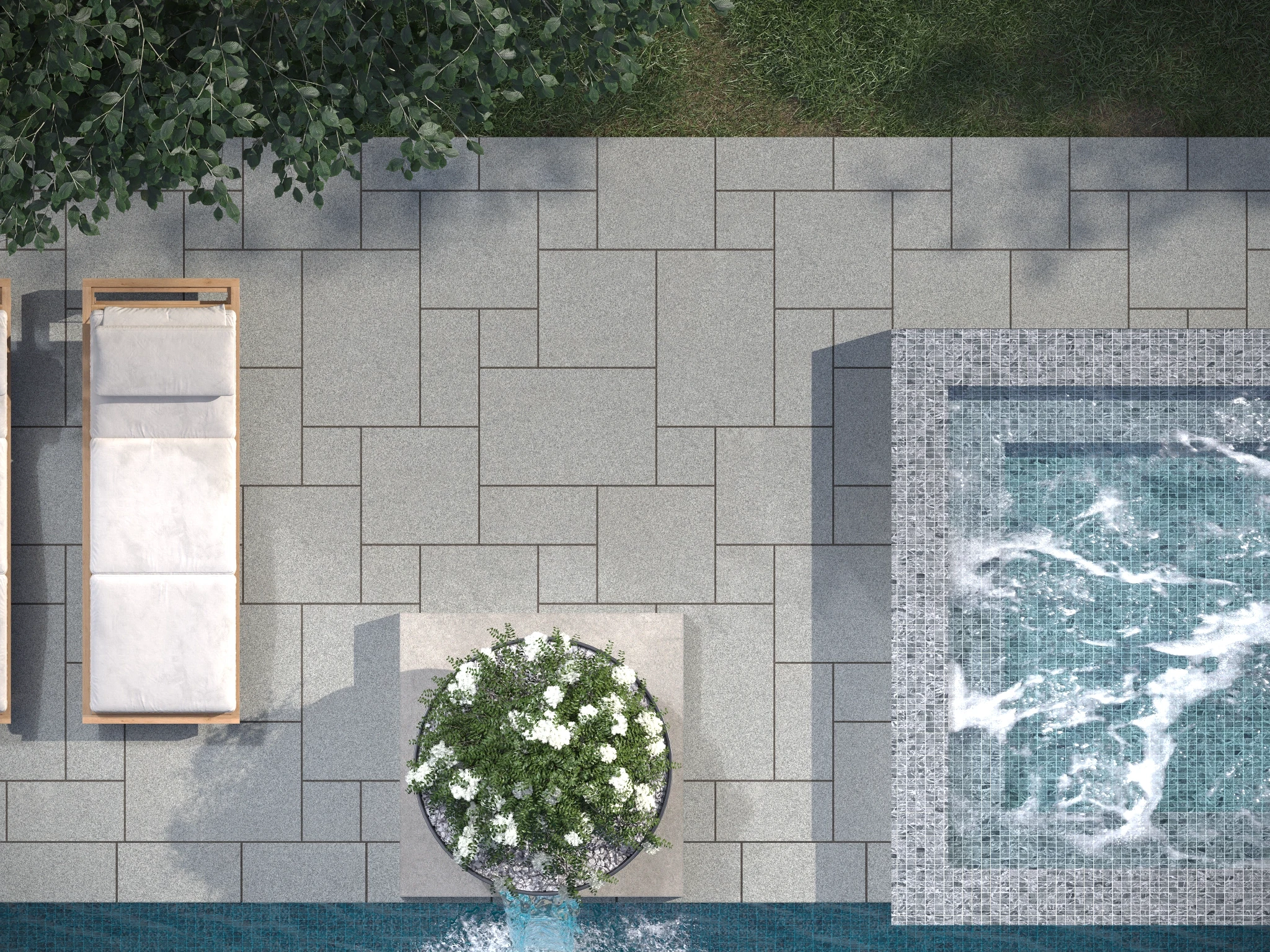 Visualisation de EASTERN GRAY™ Granite Biltmore pattern Revêtement de sol extérieur par Polycor