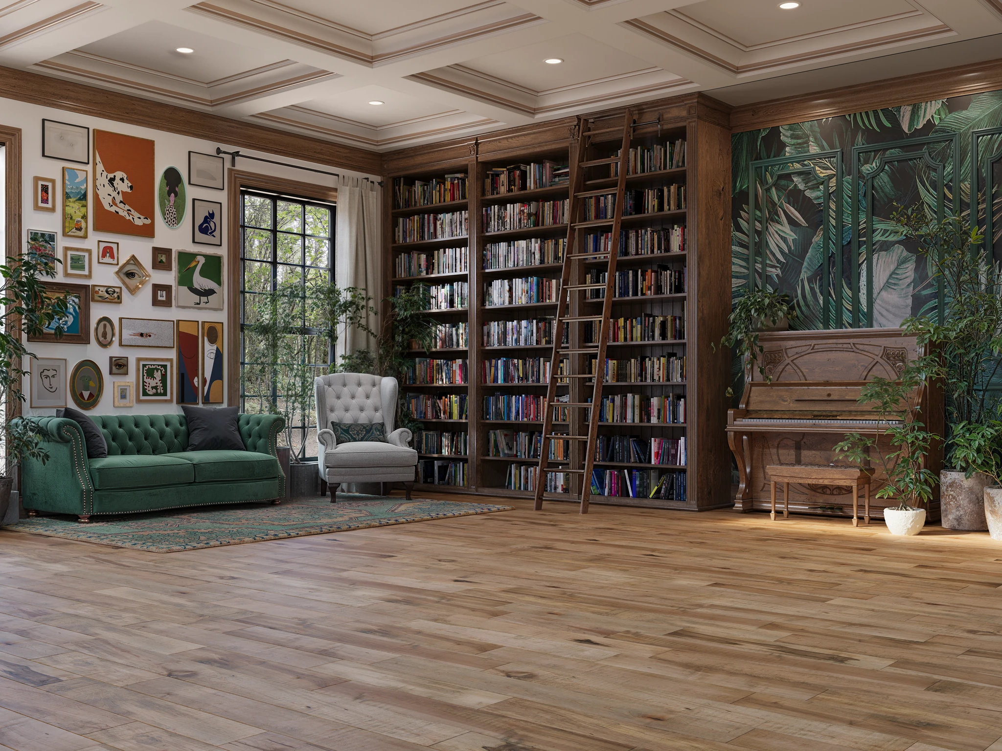 Richard Oiled Maple Wood Floor Flooring visualization by Planchers PG