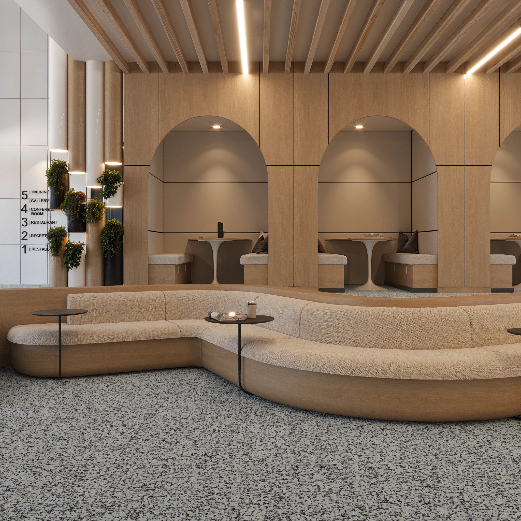 Dialect Spontaneous Indoor Flooring visualization by Tarkett