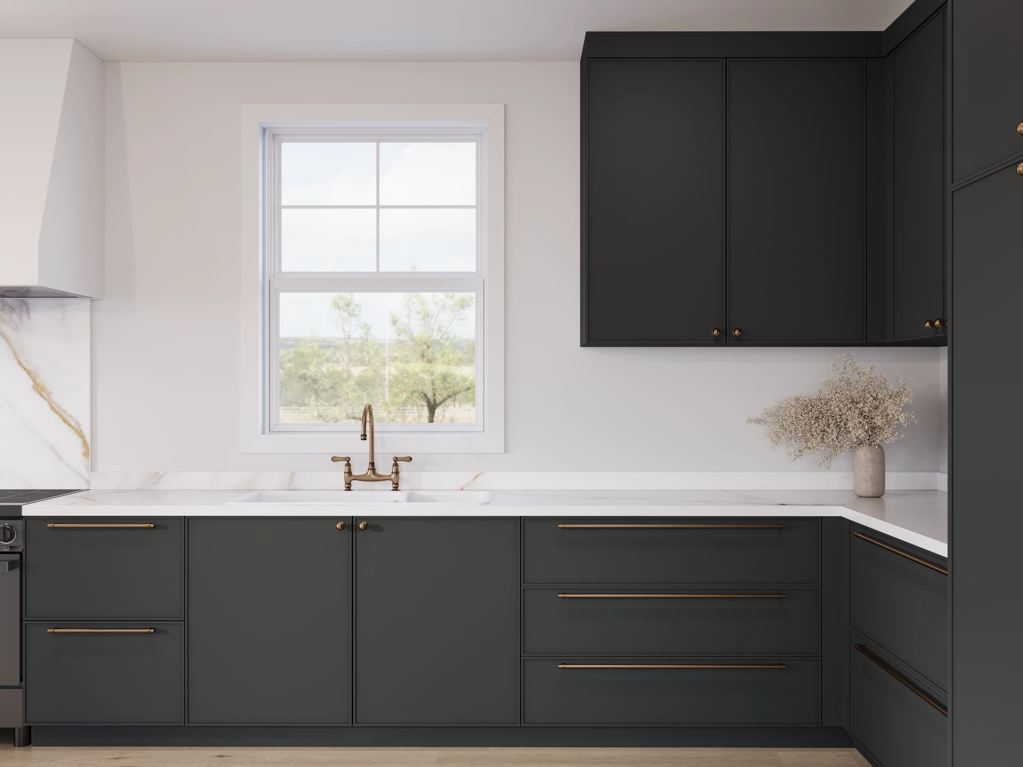 Polymer Silky Touch 725 Fumé Cabinets visualization by Sublime