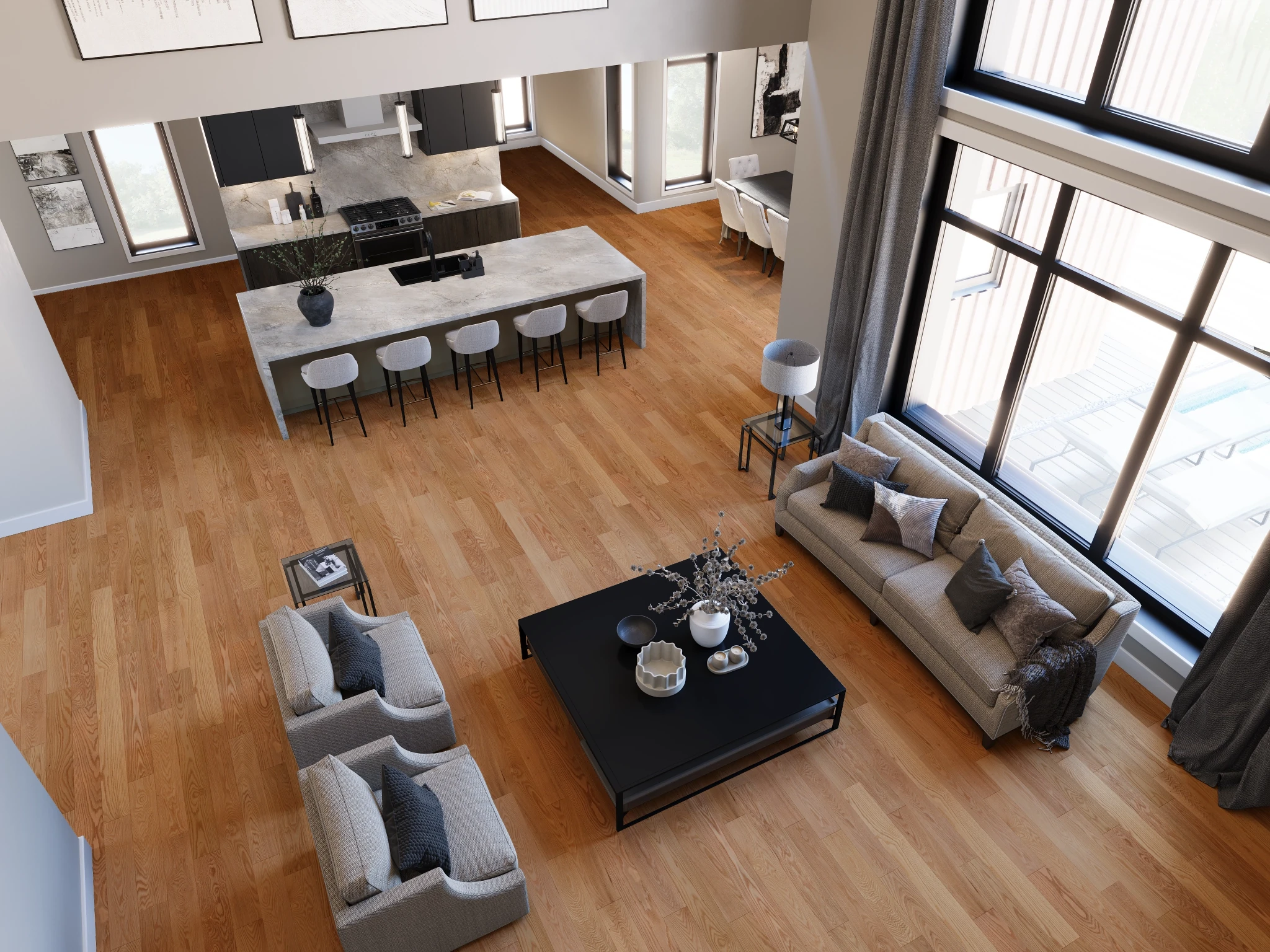 Oak Natural Nuance Wood Floor Flooring visualization by Preverco