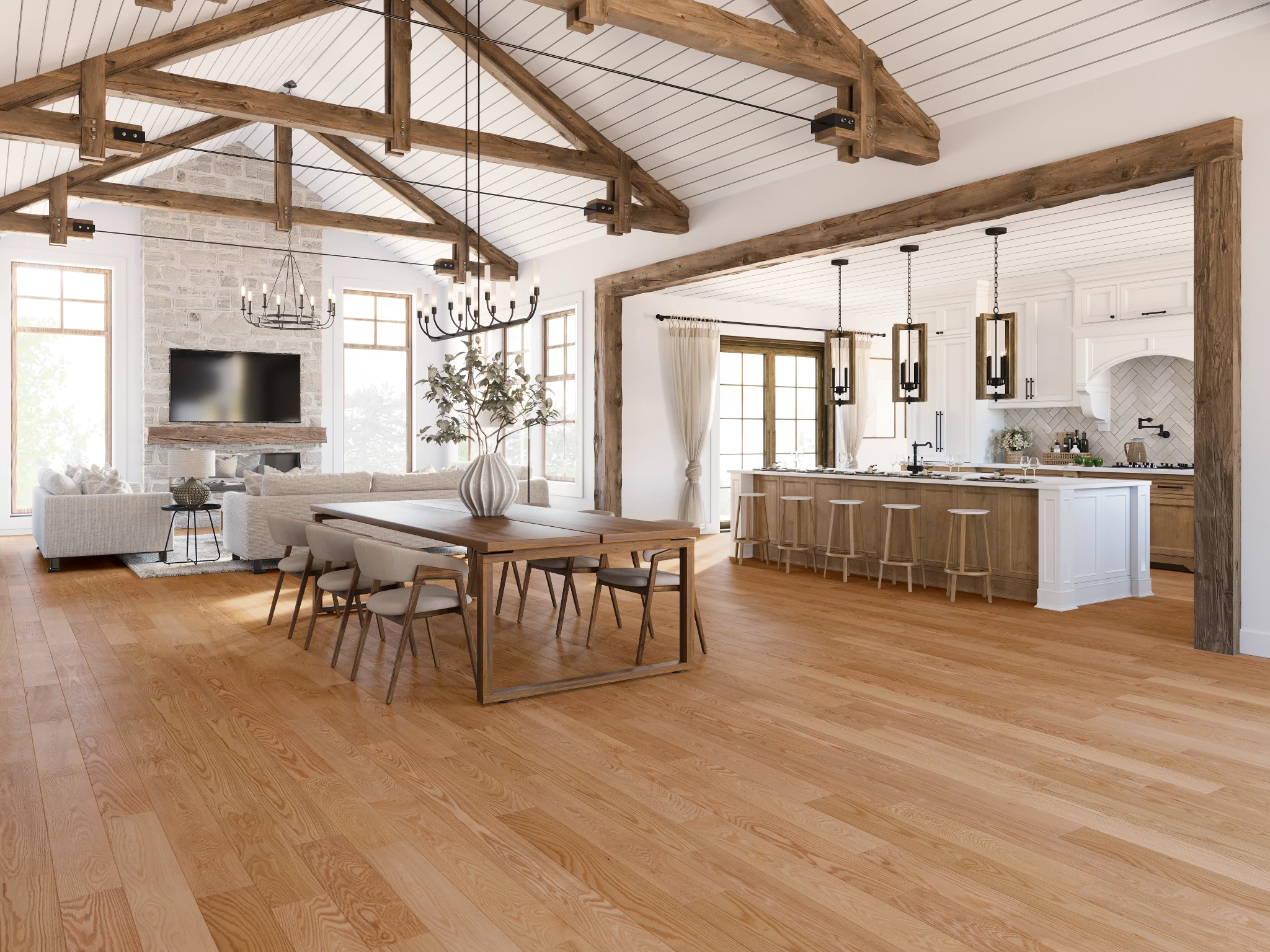 Oak Natural Nuance Wood Floor Flooring visualization by Preverco