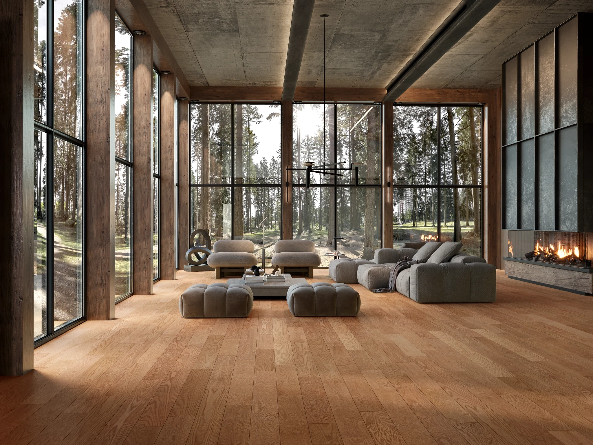 Oak Natural Nuance Wood Floor Flooring visualization by Preverco