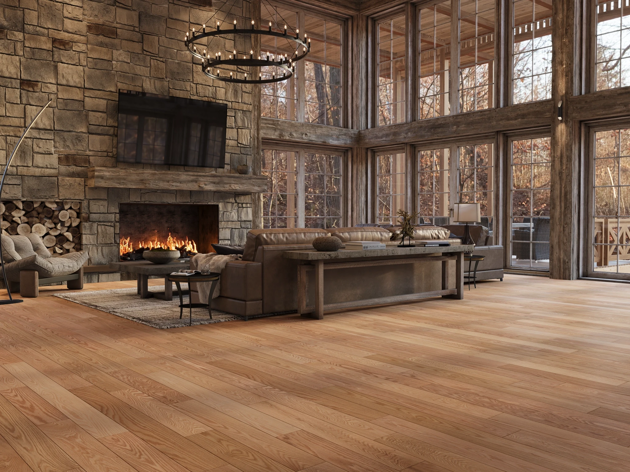 Oak Natural Nuance Wood Floor Flooring visualization by Preverco