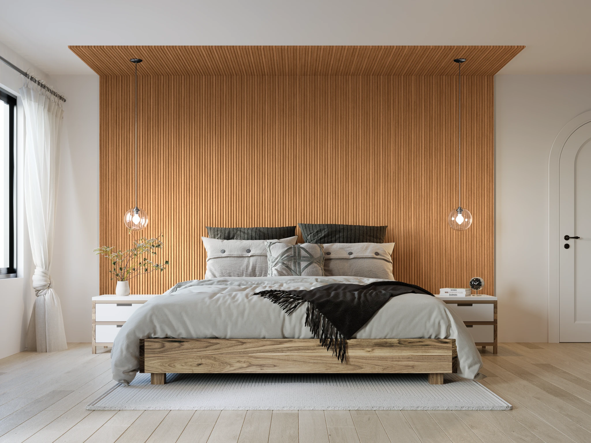 Visualisation de Profil mural (profil 2200) Teak 248 Armoire par Sublime