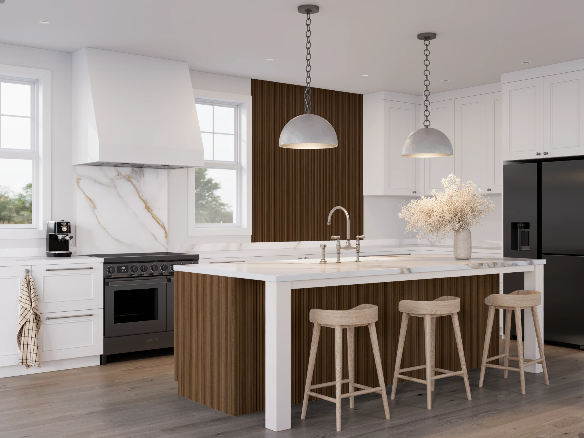Visualisation de Profil mural (profile 2200) Texas Oak 3037 Armoire par Sublime