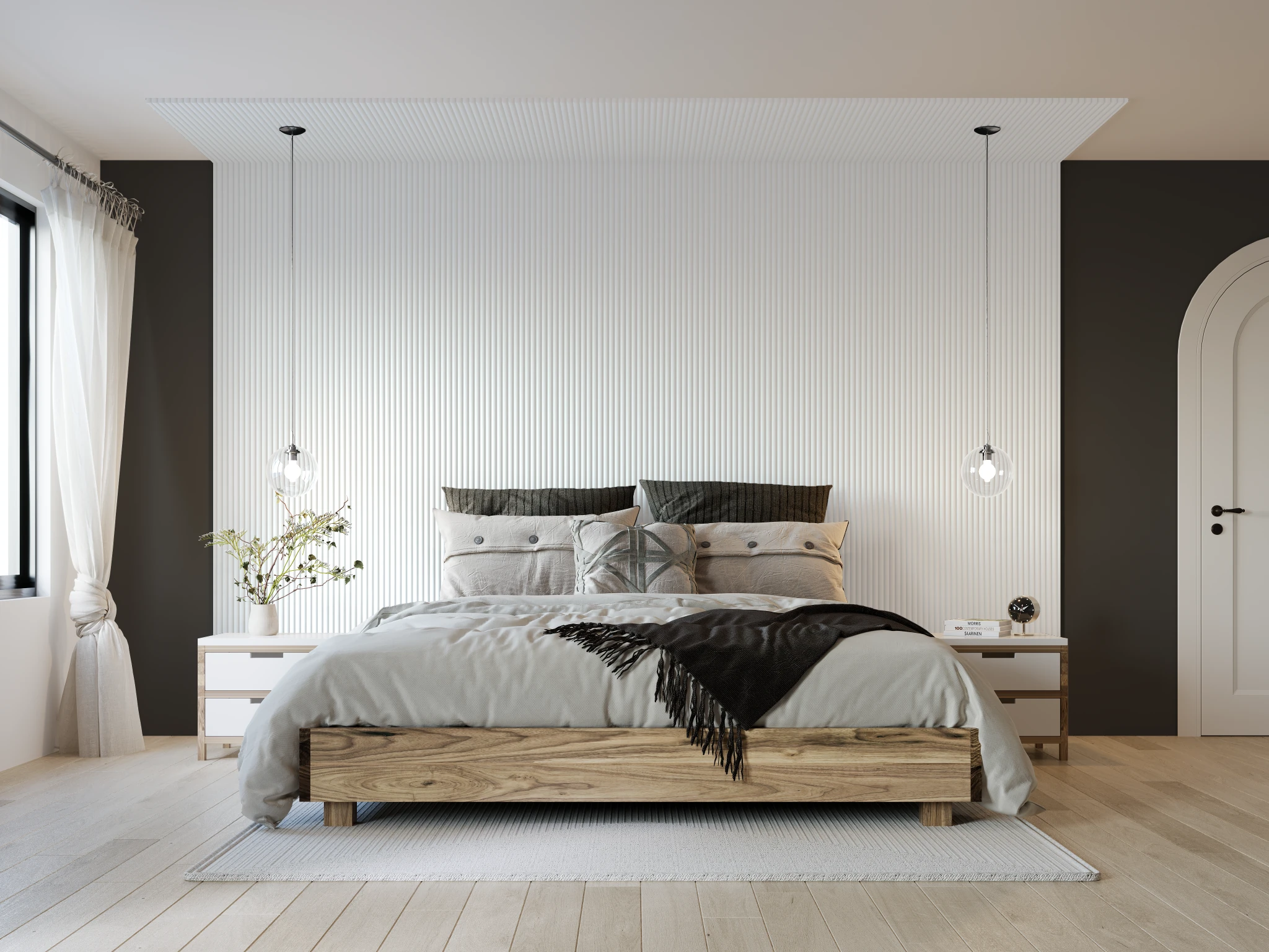 Wall Profile (profile 2200) White 734 Cabinets visualization by Sublime
