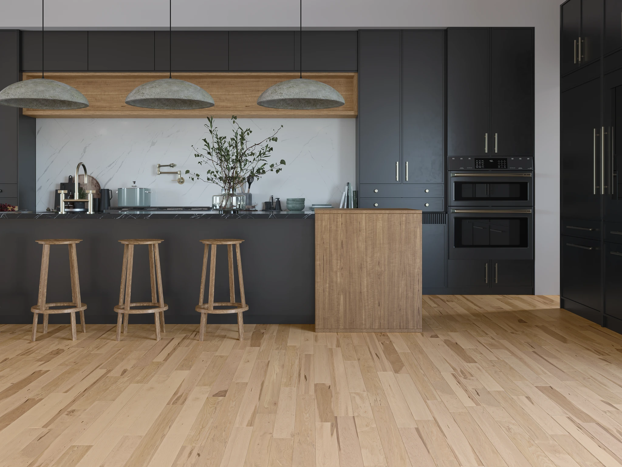 Haka Matte Maple Wood Floor Flooring visualization by Planchers PG