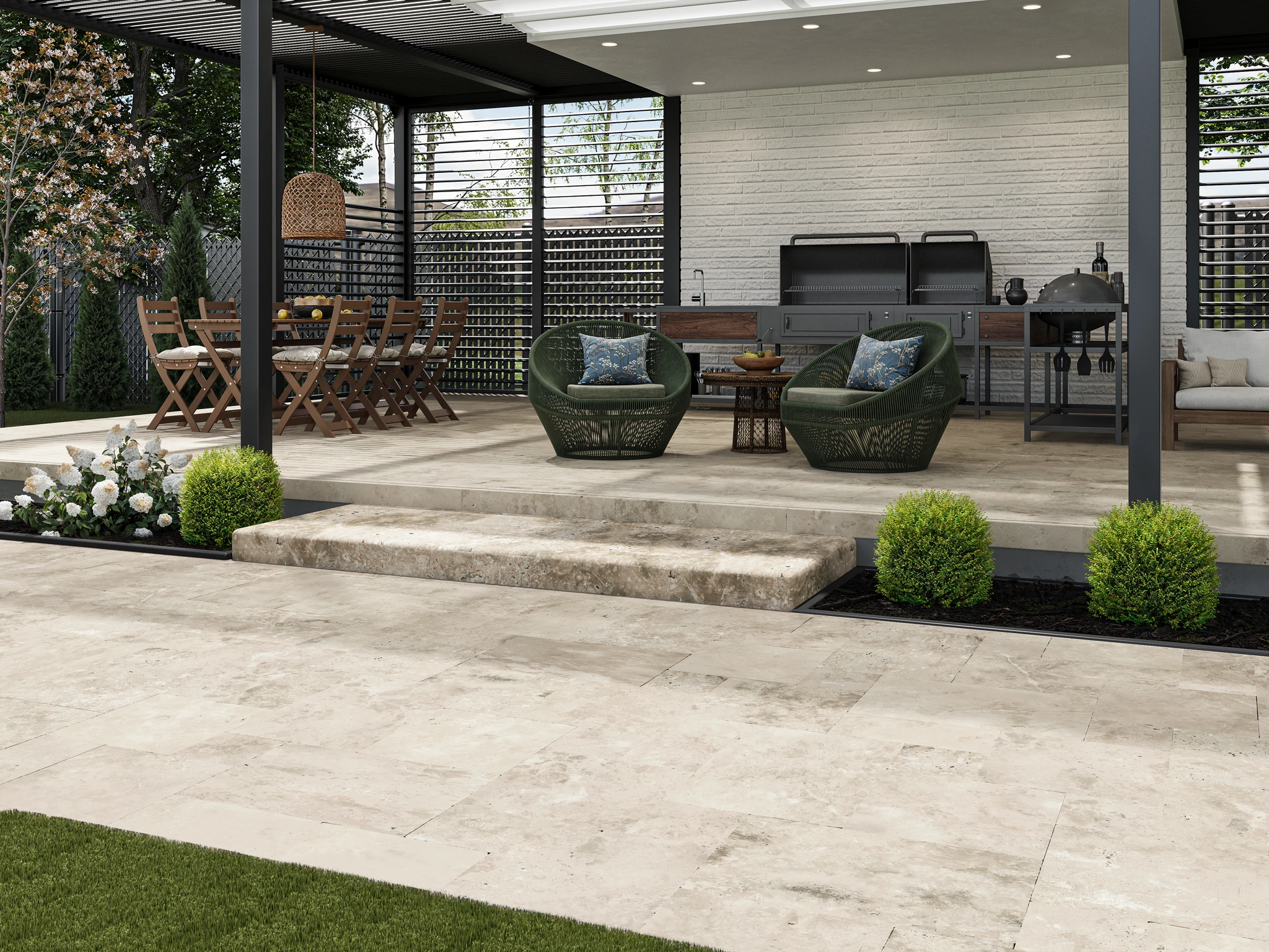 Visualisation de European Stone Collection Travertine Pavé par European Company