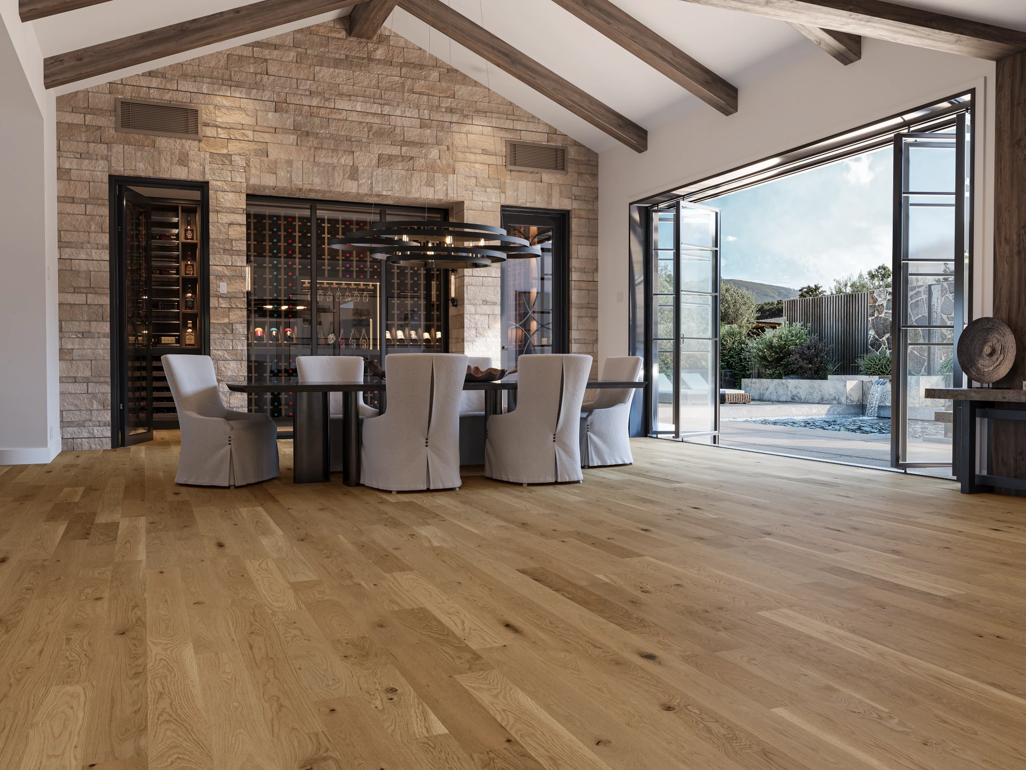 White Oak Natural Variation With Knots Wood Floor Flooring visualization by Preverco