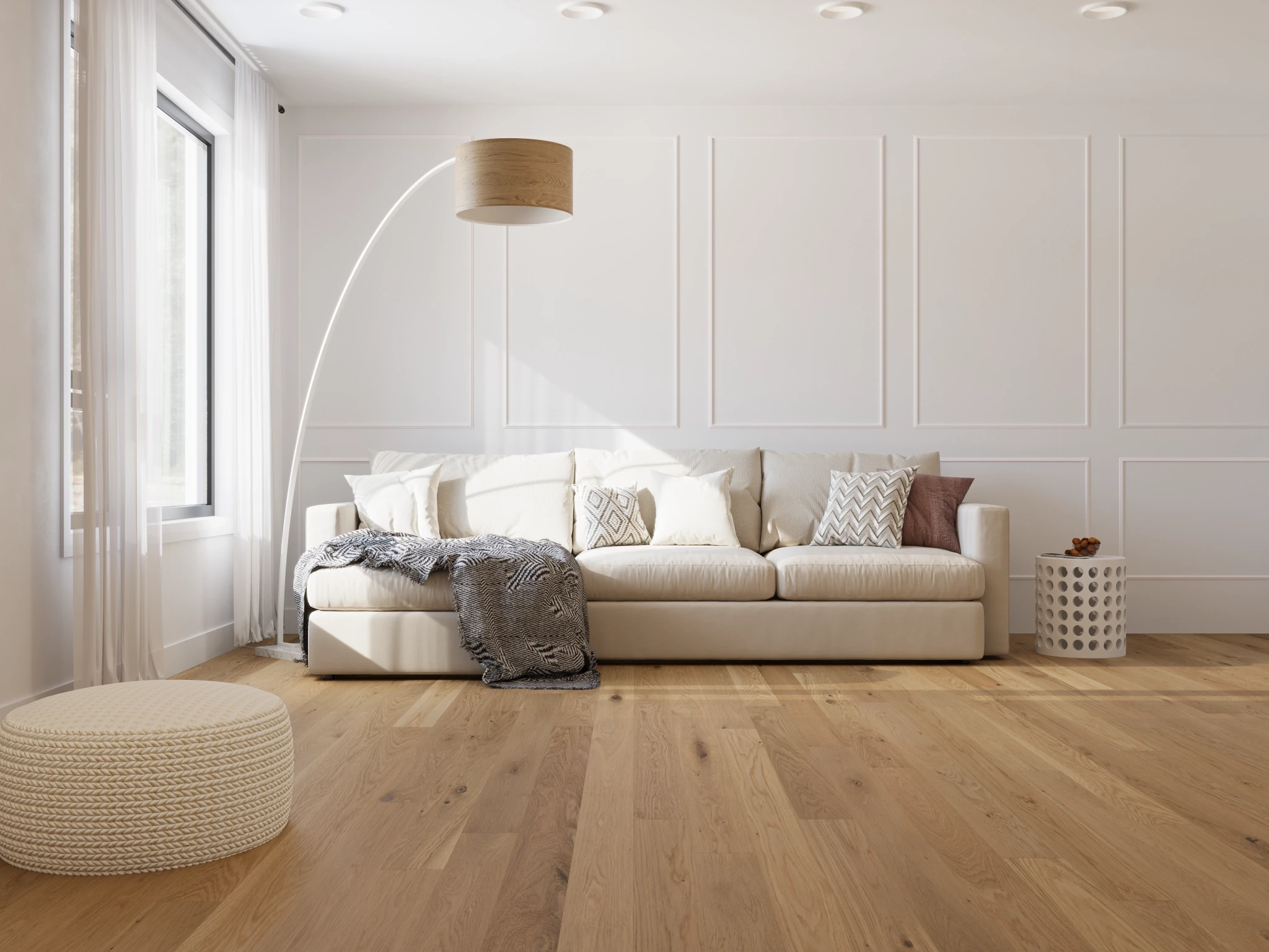 White Oak Natural Variation With Knots Wood Floor Flooring visualization by Preverco