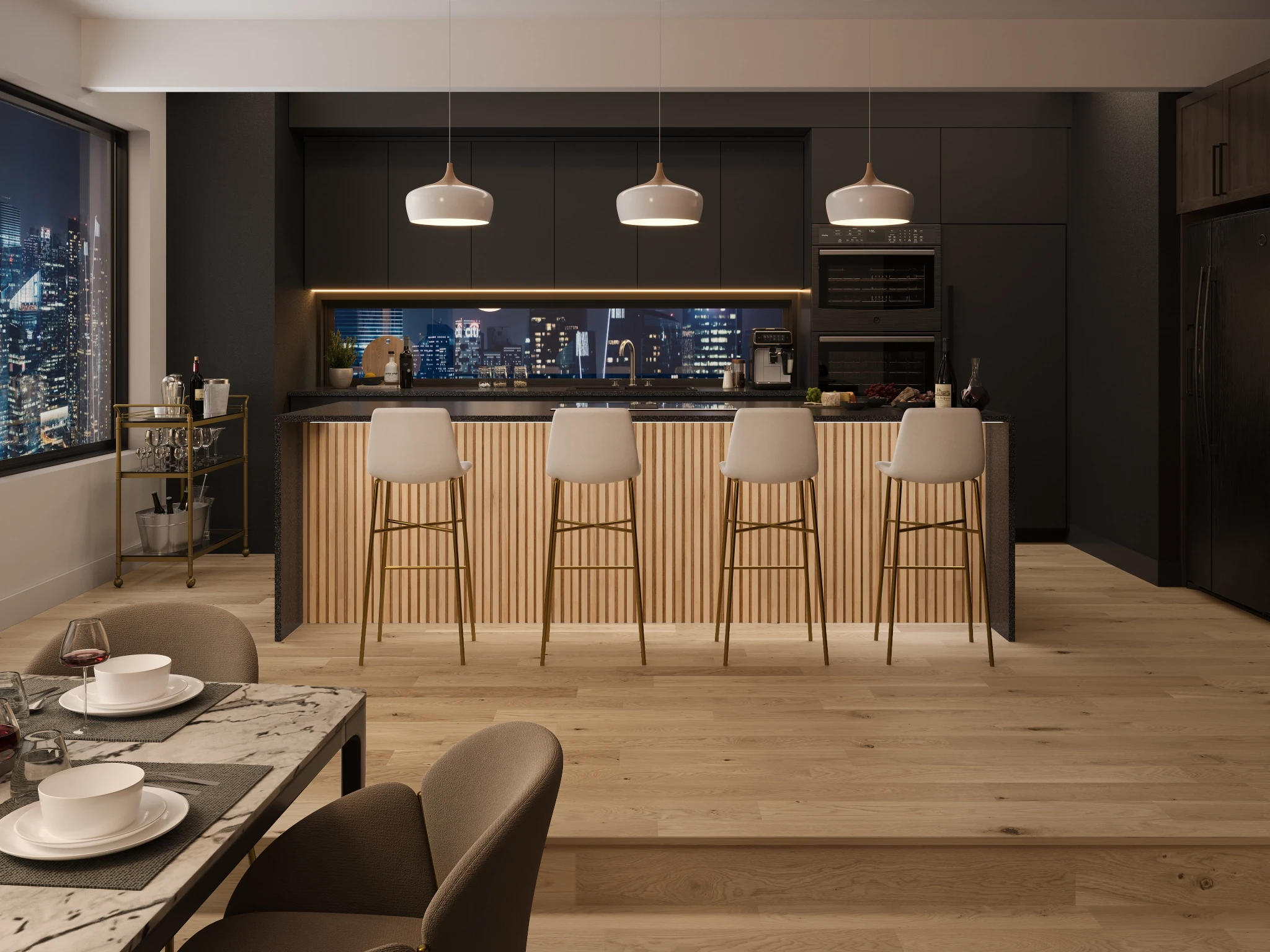 White Oak Natural Variation With Knots Wood Floor Flooring visualization by Preverco