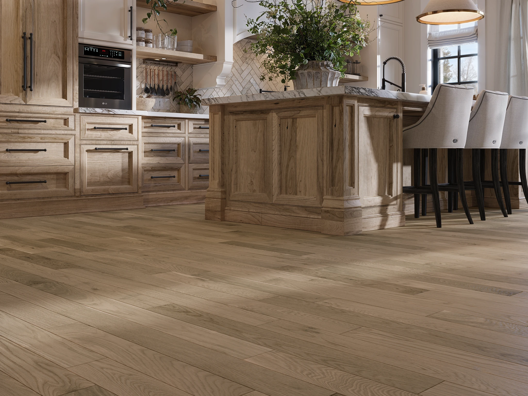 Gaspe White Oak Wood Floor Flooring visualization by Planchers PG