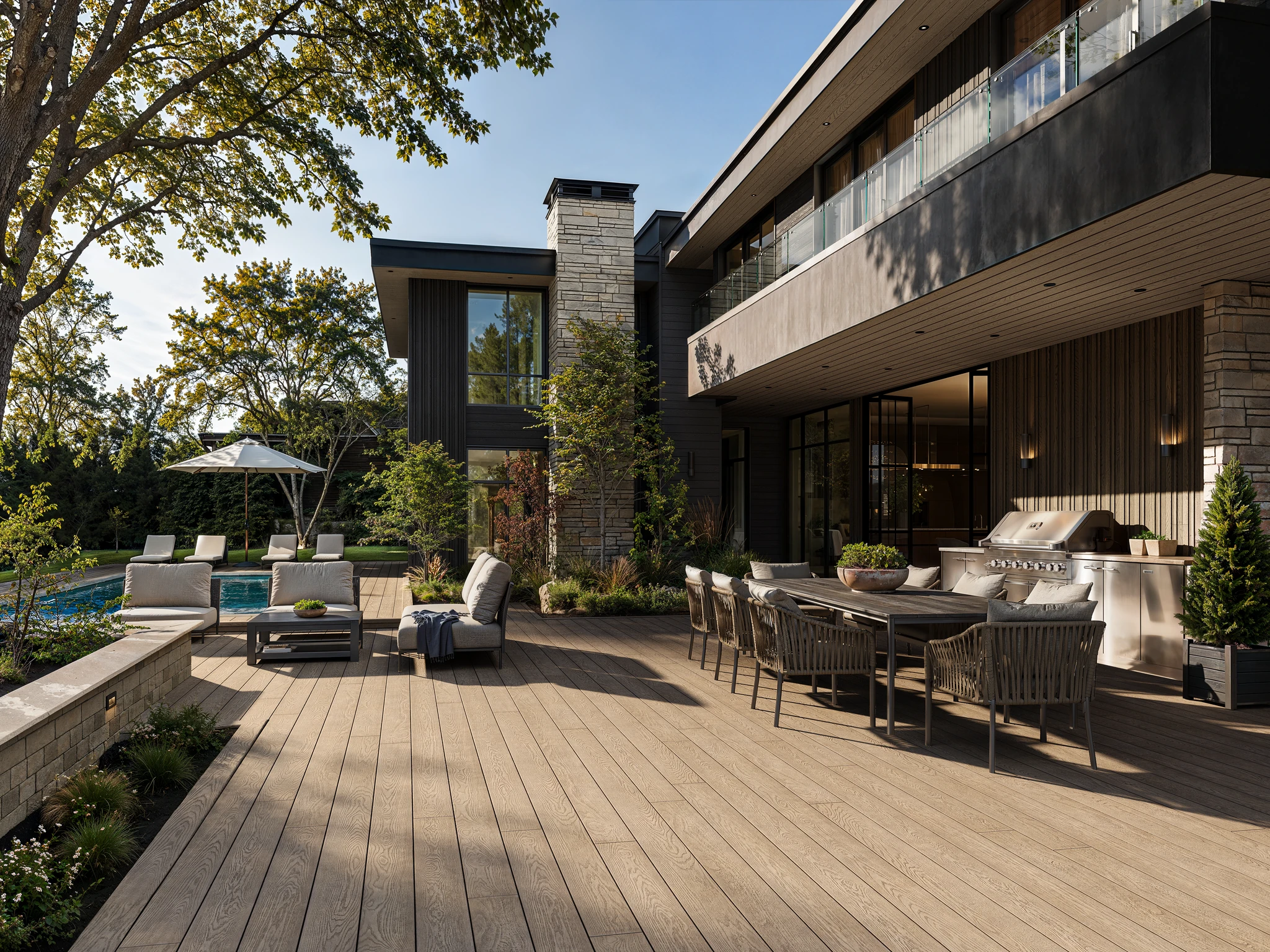 Visualisation de Enchanced Grain Ashwood Revêtement de sol extérieur par Millboard