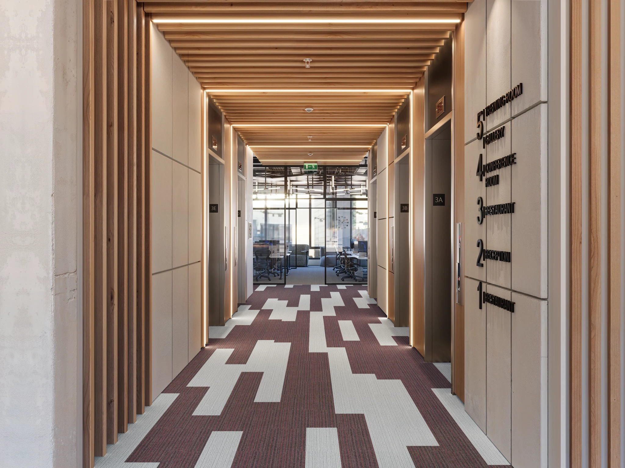 Textile 40239 Cerutti 15484 Modular Carpet Flooring visualization by Venture Carpets