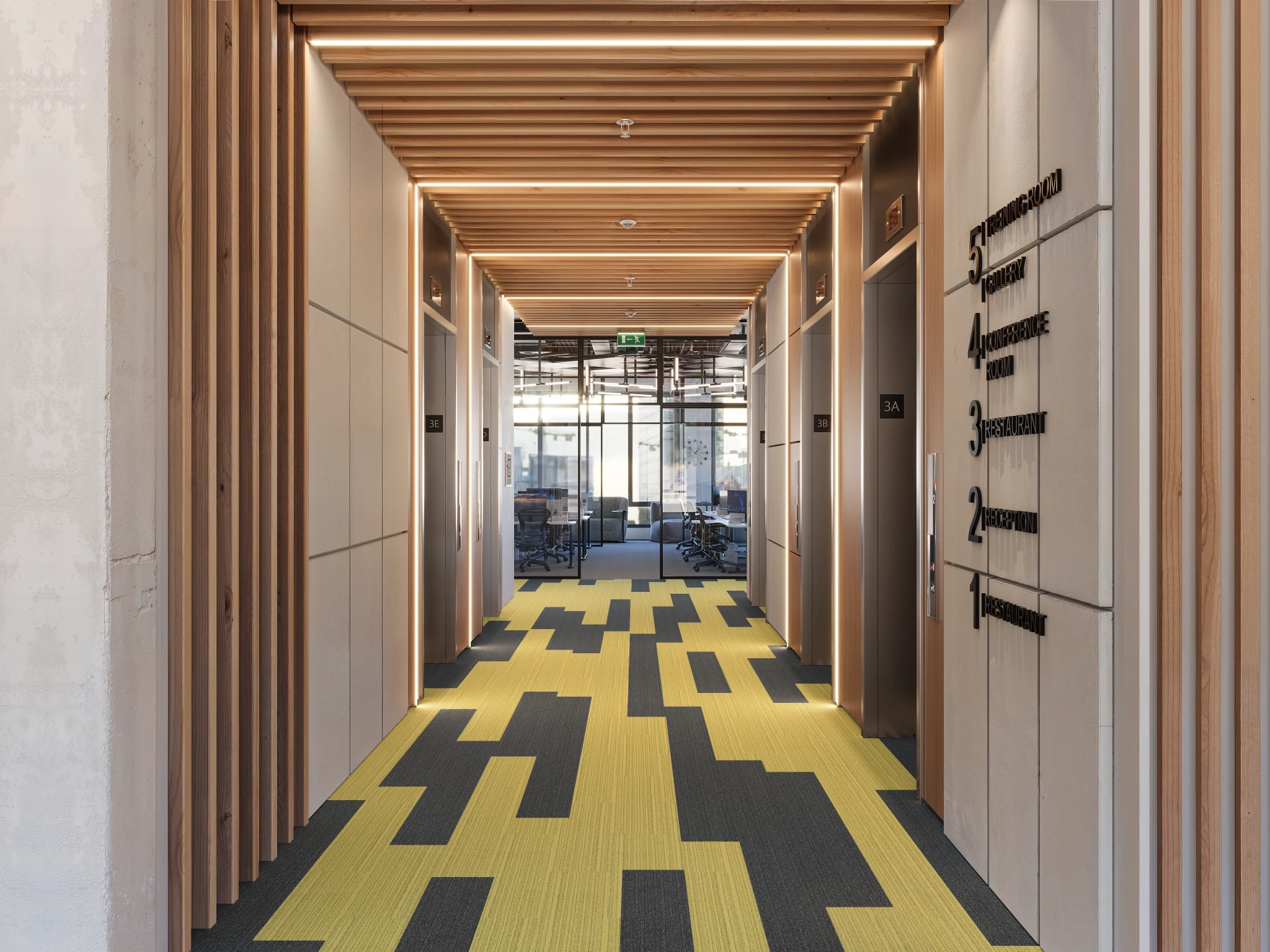 Etoffe 40238 Marant 10214 Modular Carpet Flooring visualization by Venture Carpets