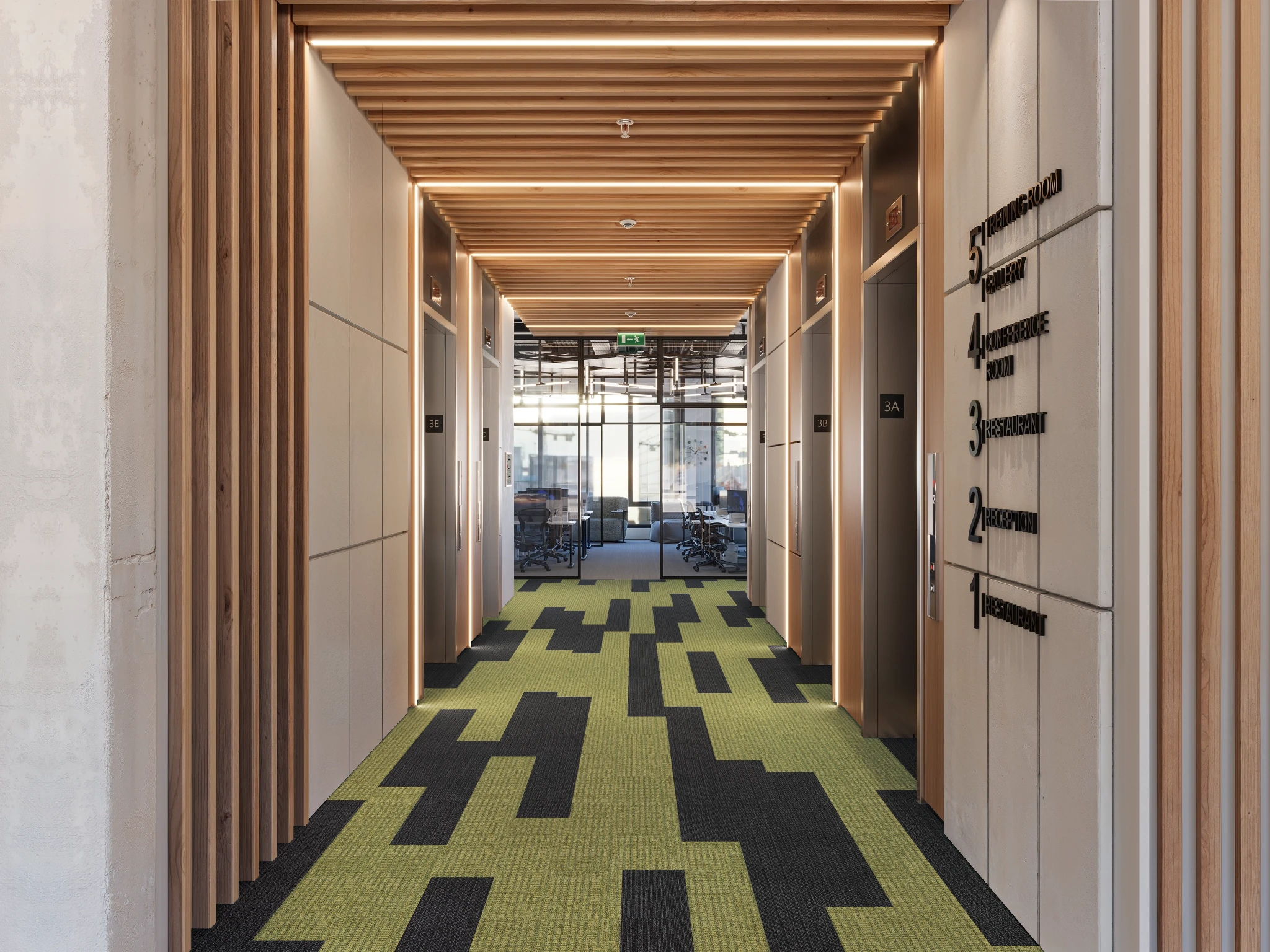 Textile 40239 Herrera 10218 Modular Carpet Flooring visualization by Venture Carpets