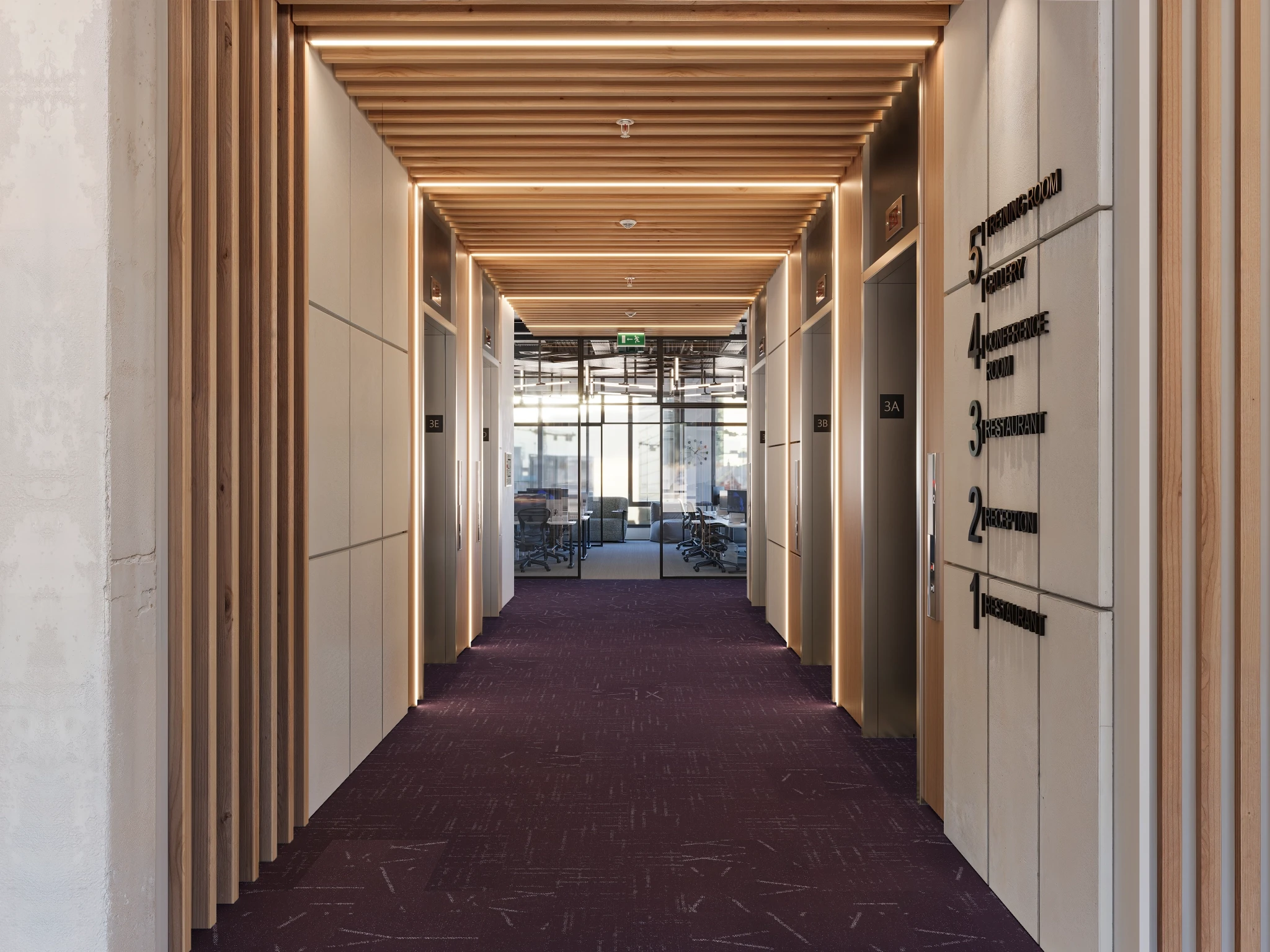 Celeste 40261 Opacité 40097 Modular Carpet Flooring visualization by Venture Carpets