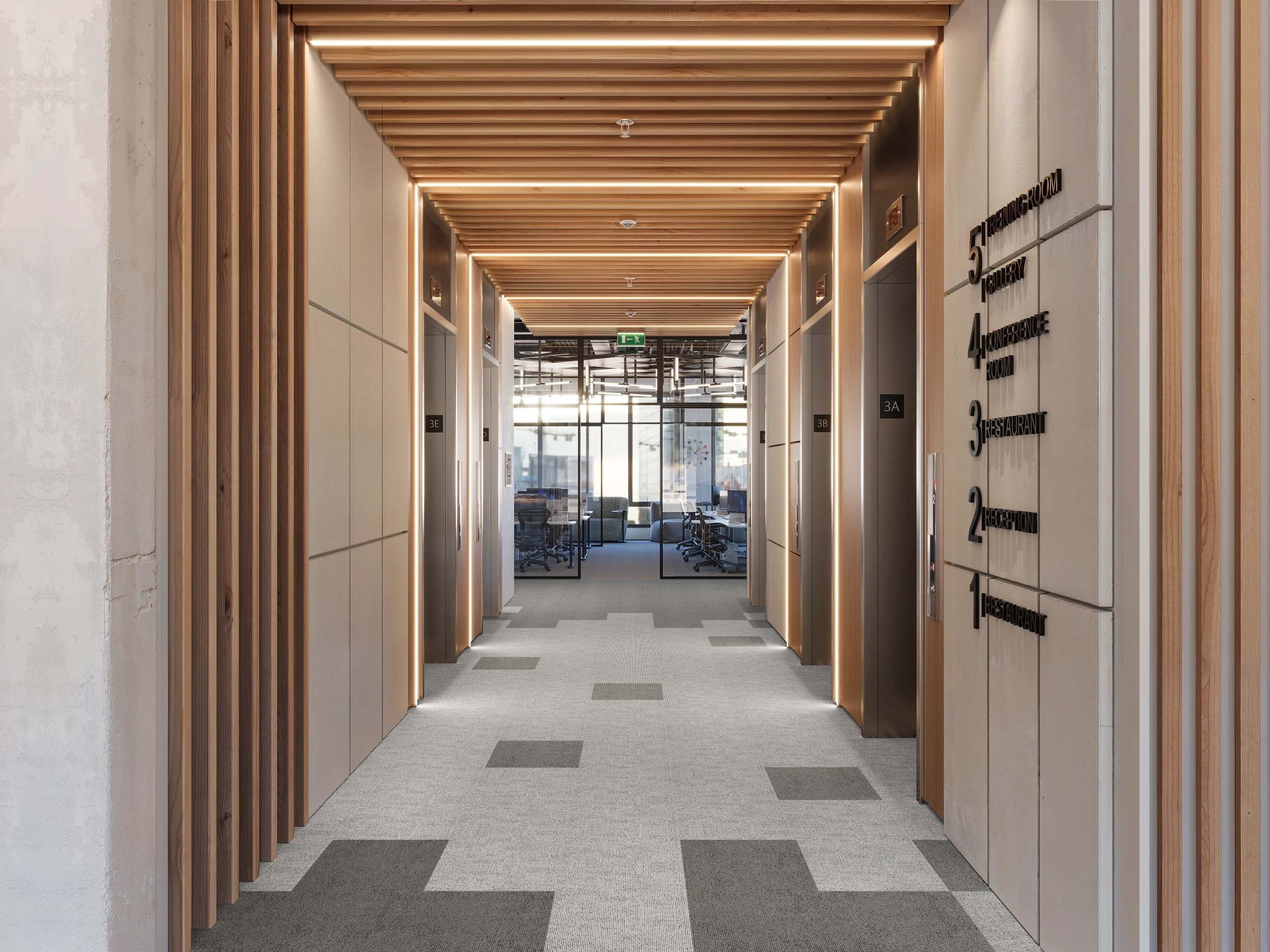 Pur 40229 Libre 10207 Modular Carpet Flooring visualization by Venture Carpets