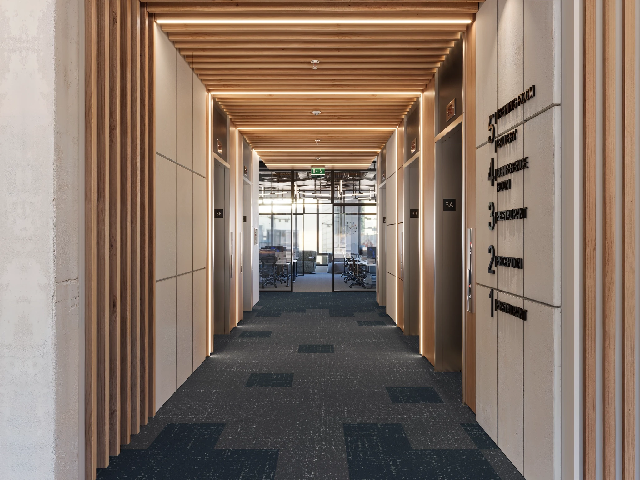 Astral 40260 Particule 15520 Modular Carpet Flooring visualization by Venture Carpets