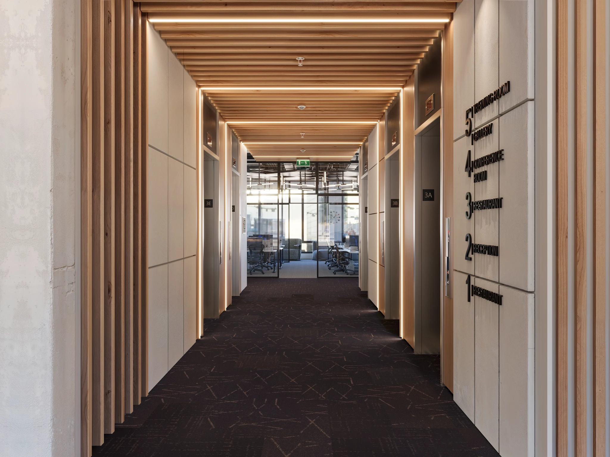 Nebula 40263 Rêve 50337 Modular Carpet Flooring visualization by Venture Carpets