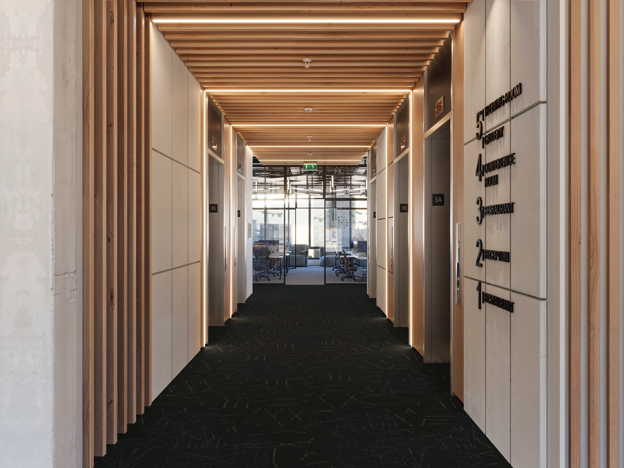 Nebula 40263 Eclipse 75239 Modular Carpet Flooring visualization by Venture Carpets