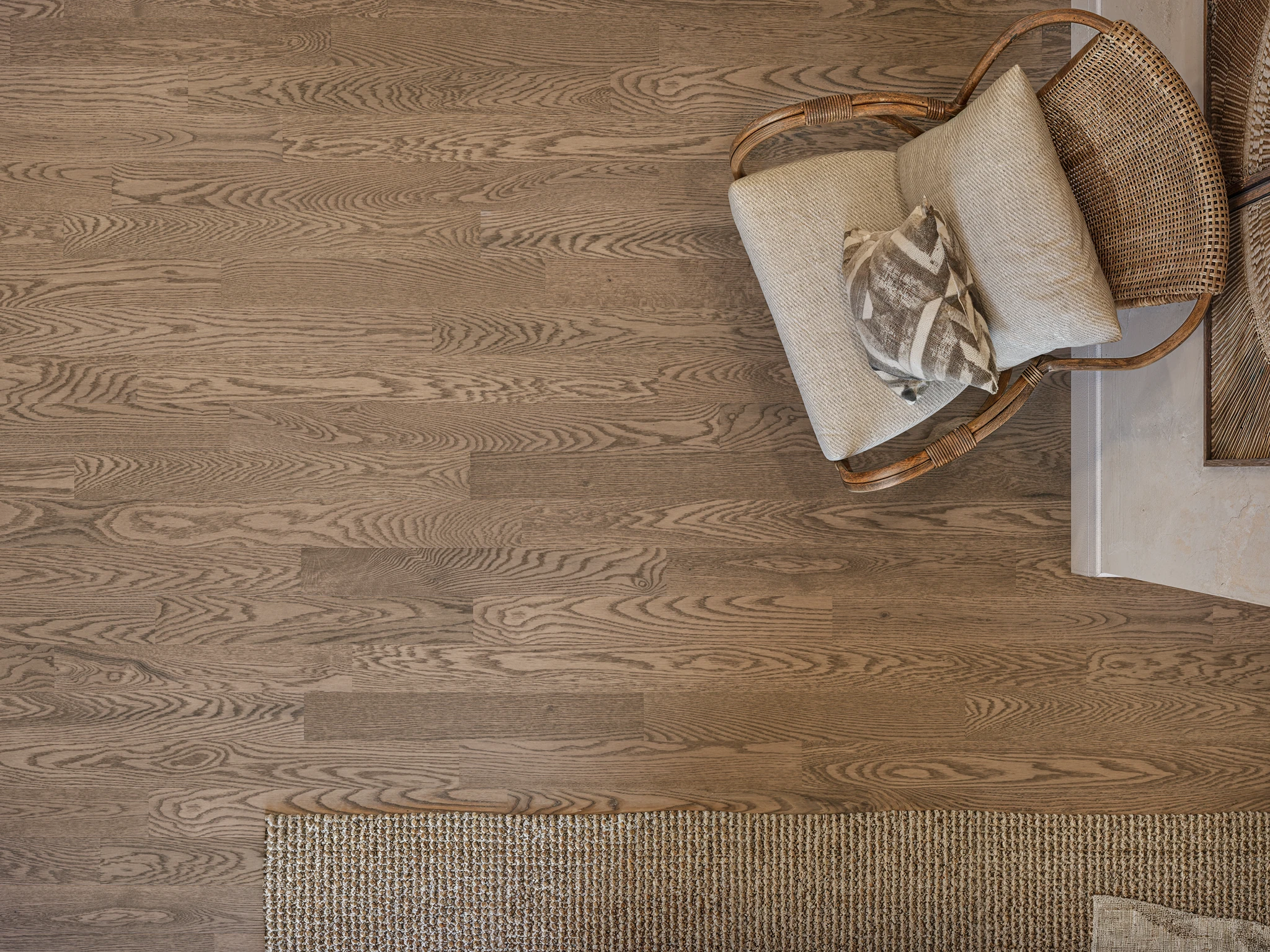Beauceville Satin Red Oak Wood Floor Flooring visualization by Planchers PG