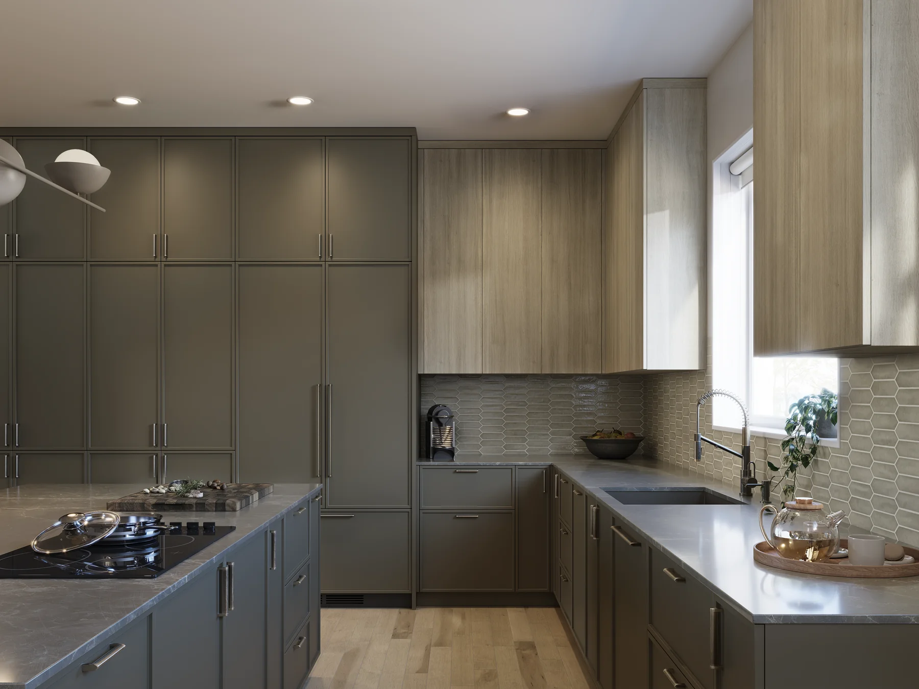 Secret Garden PM784 Laminate Cabinets visualization by Tafisa