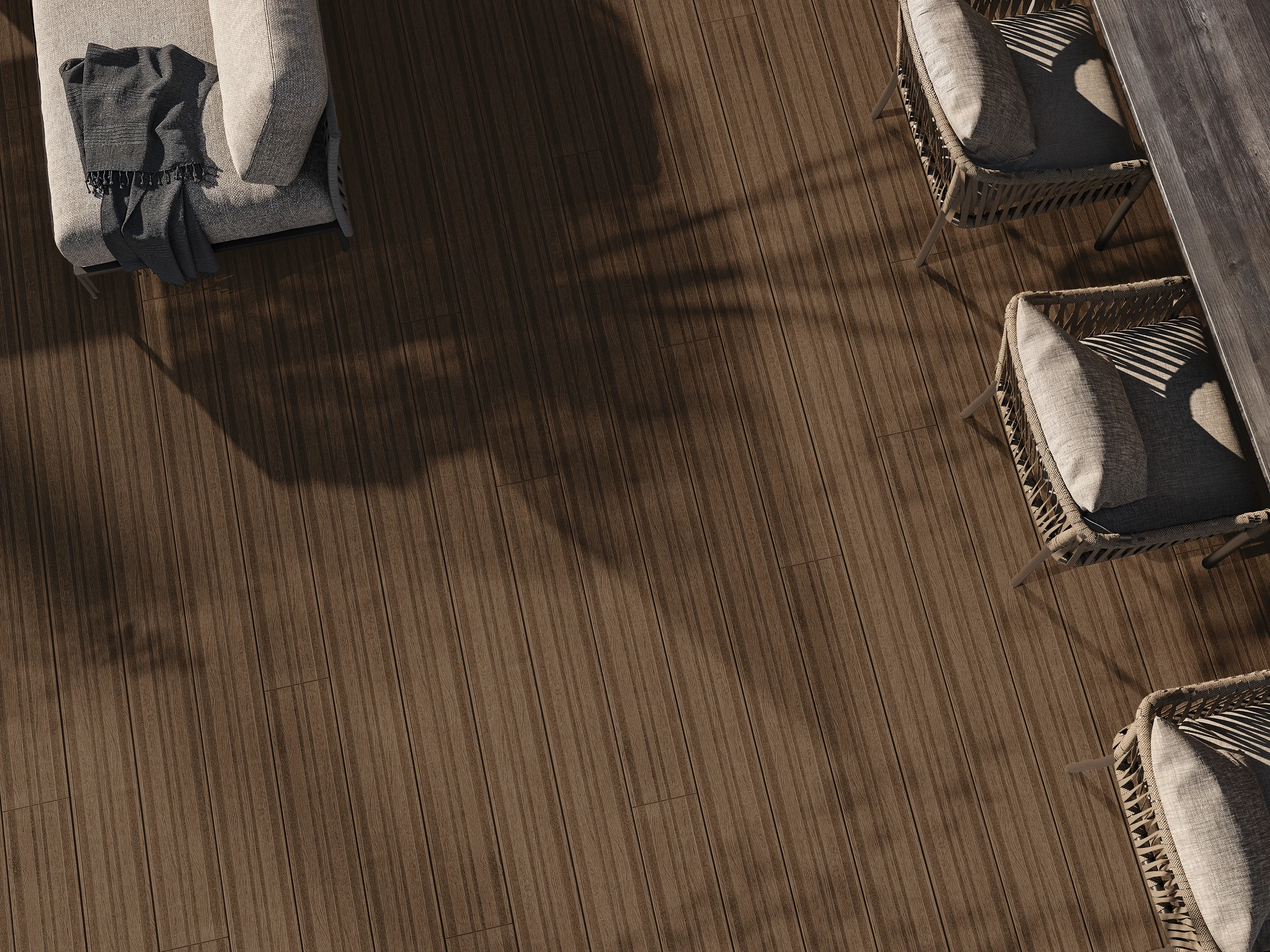 Visualisation de Lasta Grip Coppered Oak Revêtement de sol extérieur par Millboard