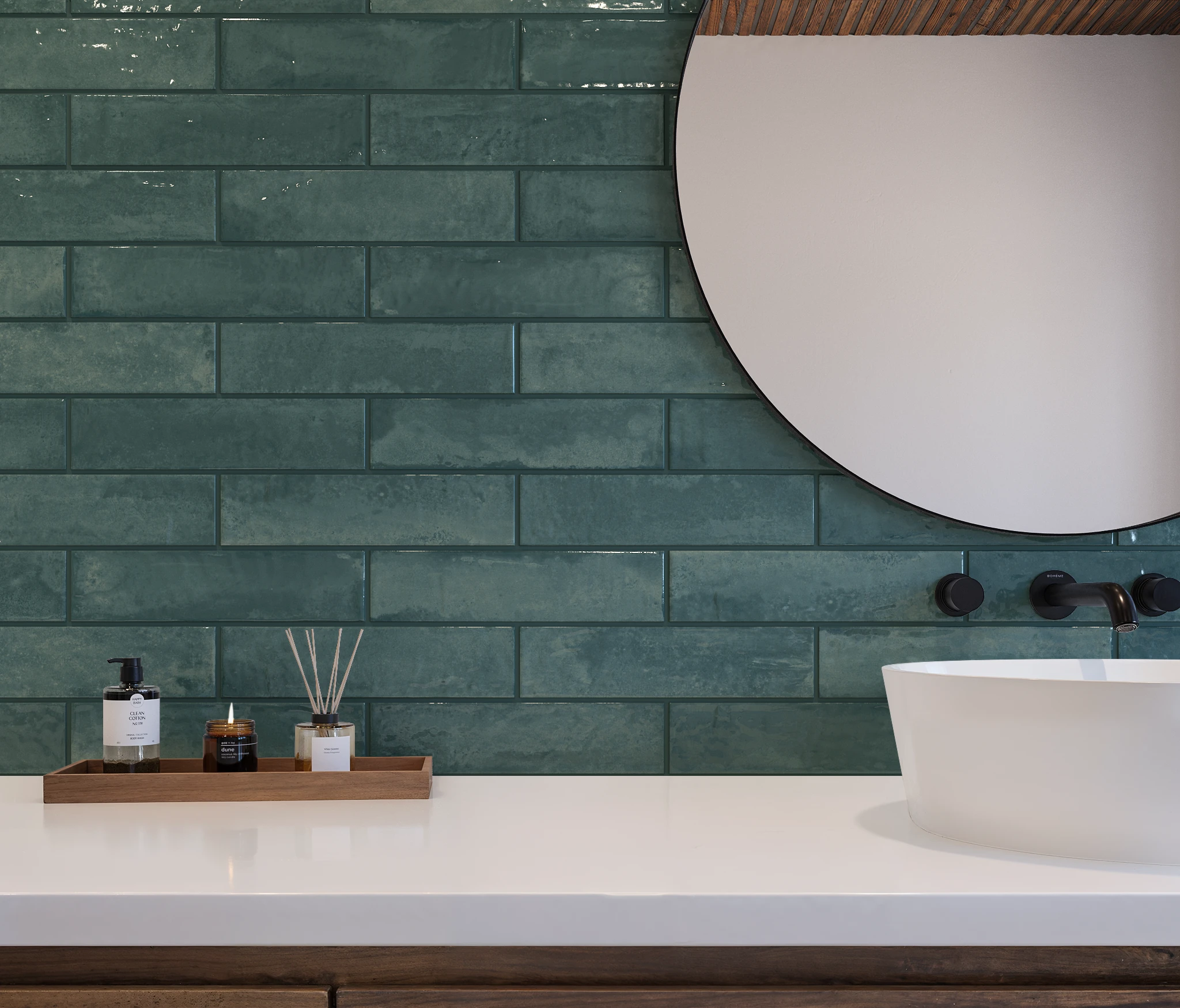 MILE®stone 4Earth Forest Stagger 50% Wall Cladding visualization by MILE®stone