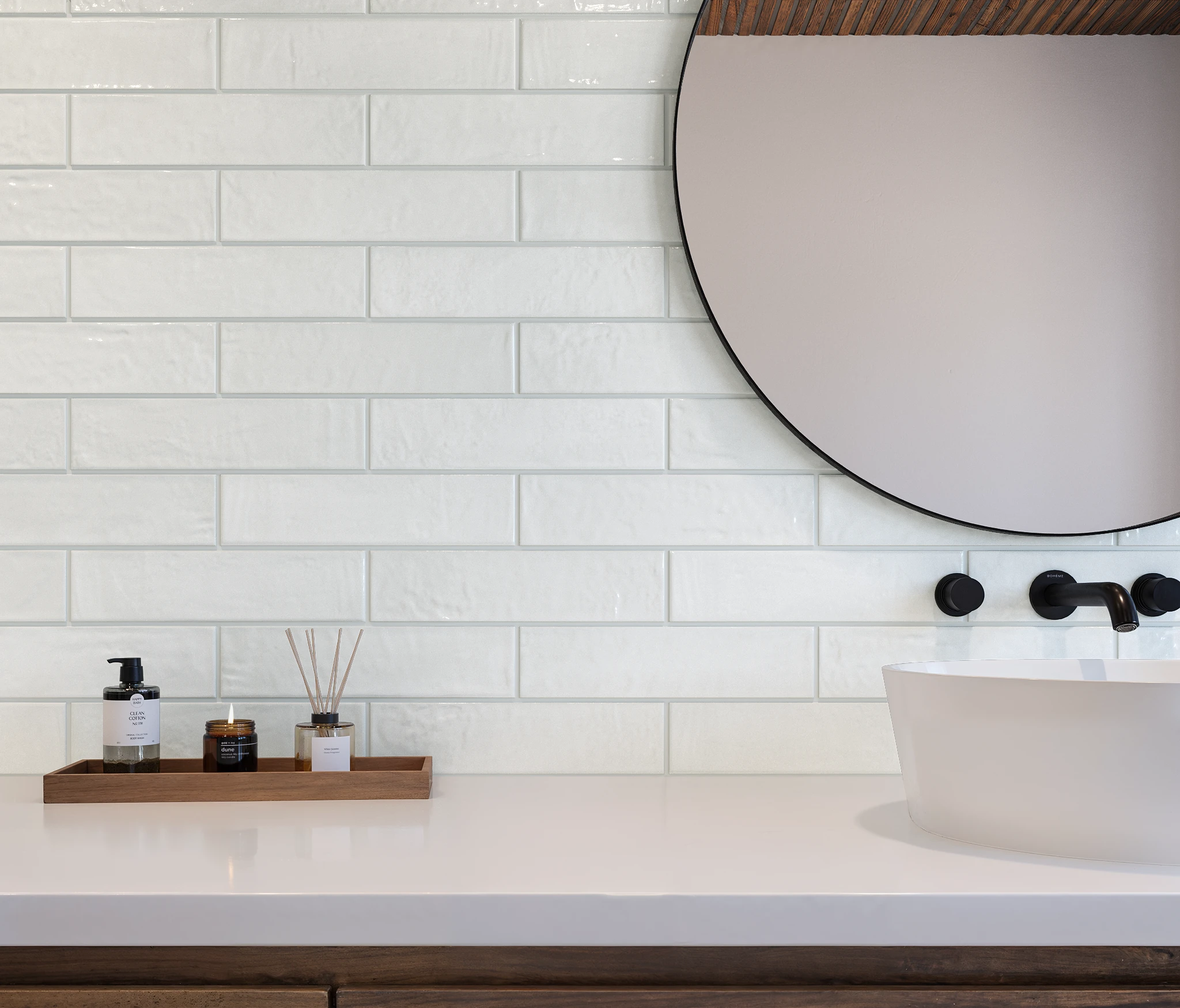 Visualisation de MILE®stone 4Earth Glacier Stagger 50% Revêtement mural par MILE®stone