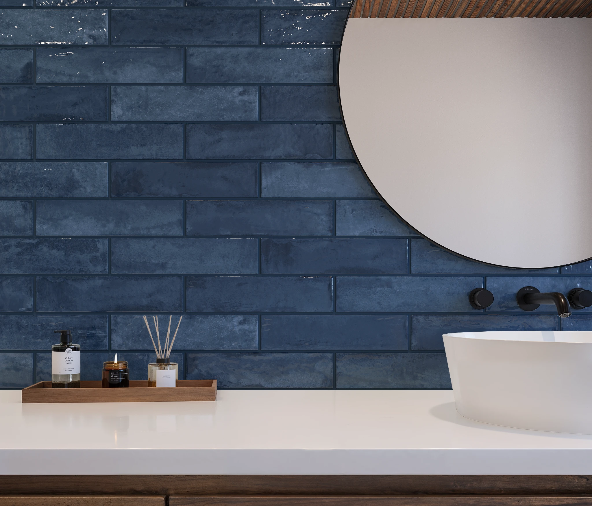 Visualisation de MILE®stone 4Earth Ocean Stagger 50% Revêtement mural par MILE®stone