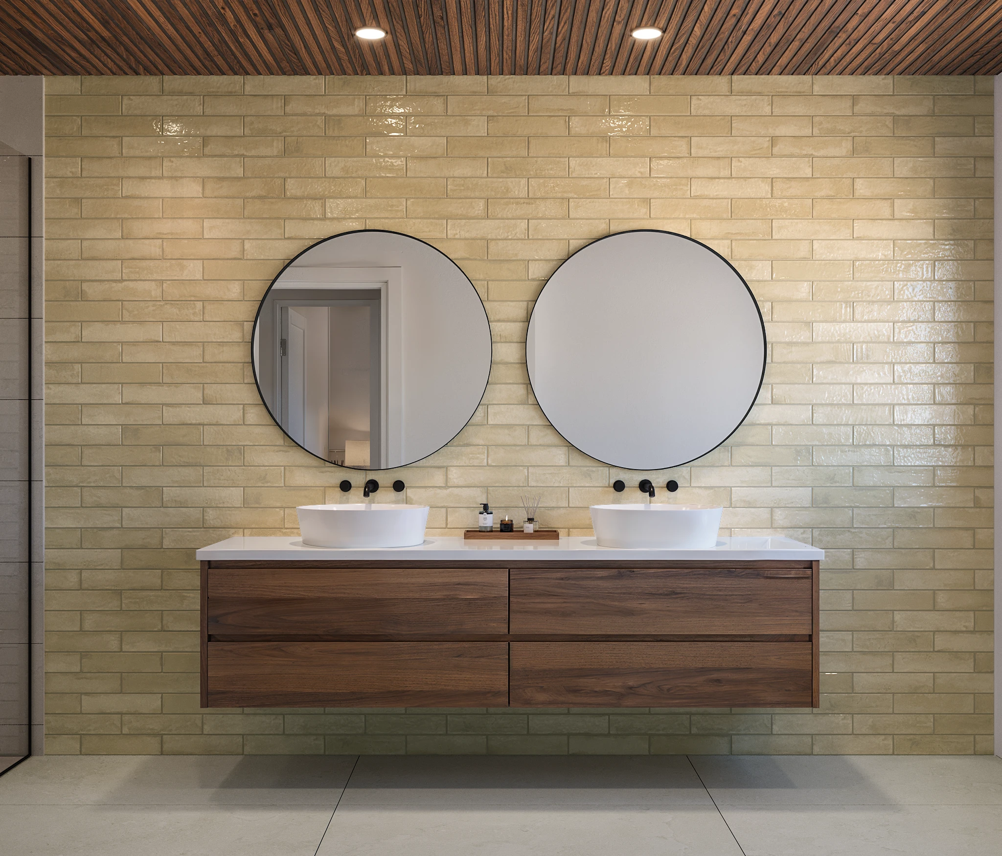 MILE®stone 4Earth Desert Stagger 50% Wall Cladding visualization by MILE®stone