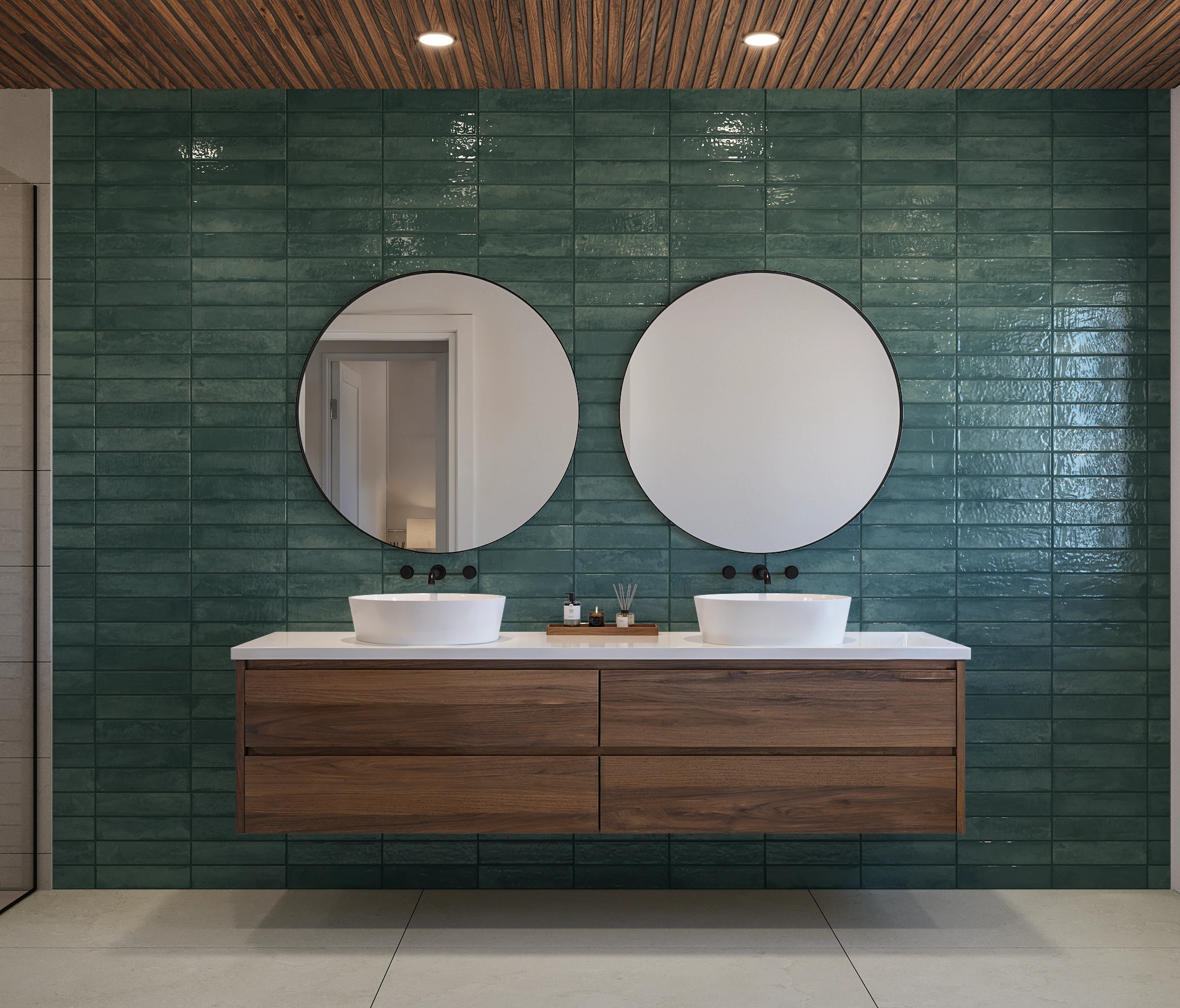 MILE®stone 4Earth Forest Align Porcelain Tile Wall Cladding visualization by MILE®stone