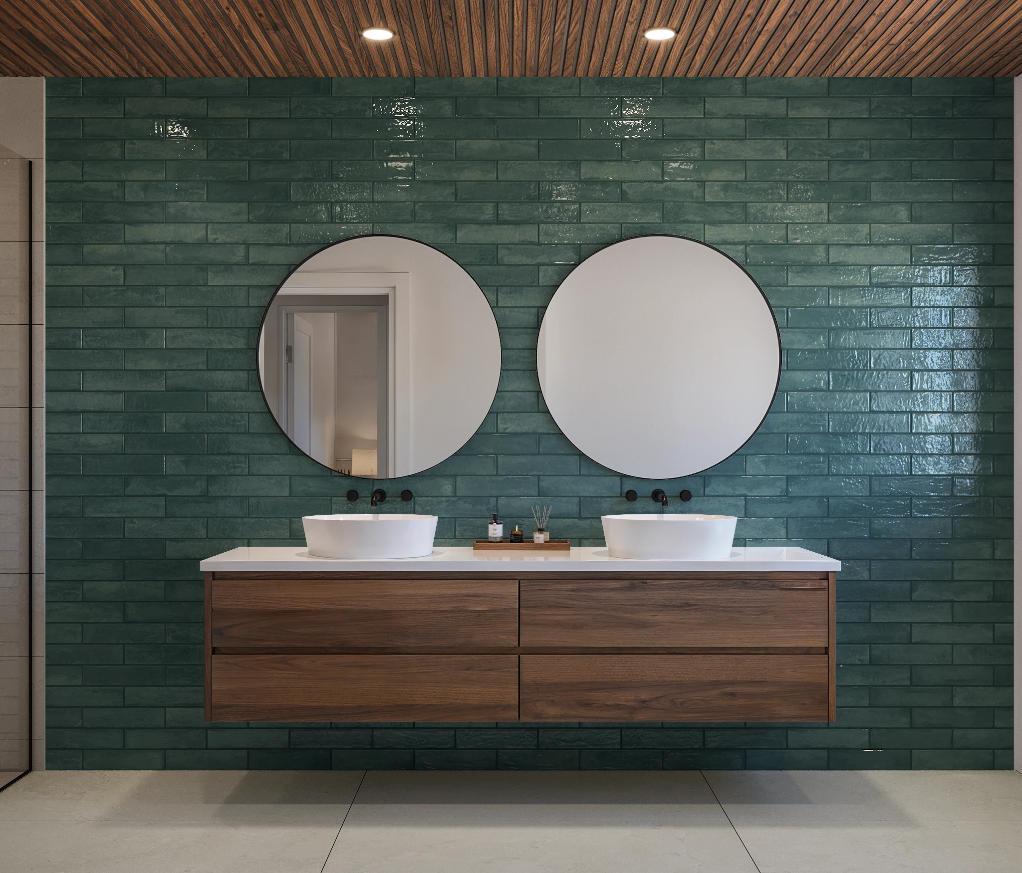 MILE®stone 4Earth Forest Stagger 50% Wall Cladding visualization by MILE®stone