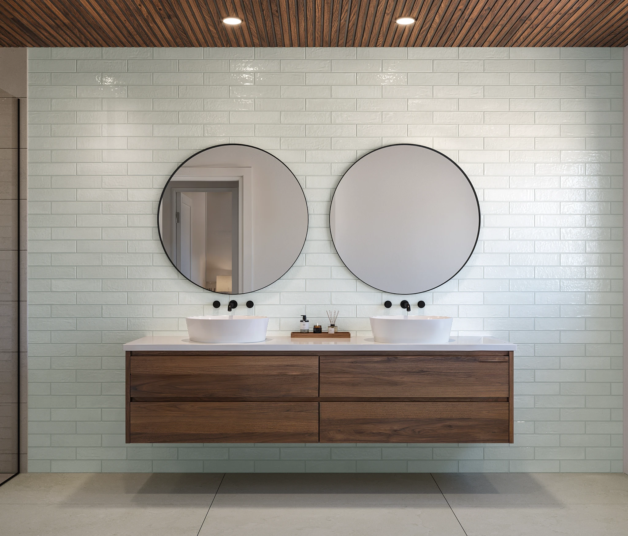 Visualisation de MILE®stone 4Earth Glacier Stagger 50% Revêtement mural par MILE®stone