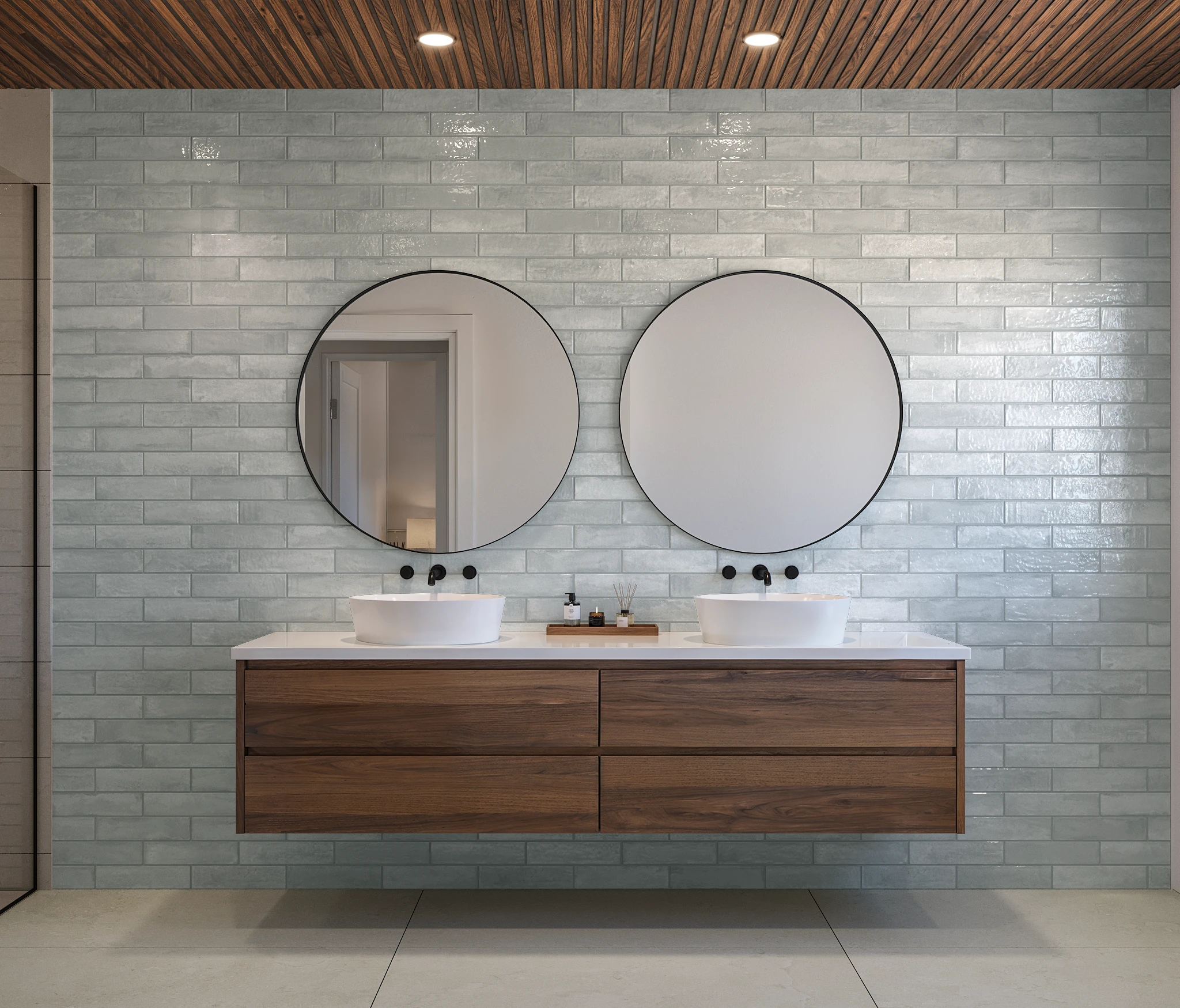 Visualisation de MILE®stone 4Earth Moon Stagger 50% Revêtement mural par MILE®stone
