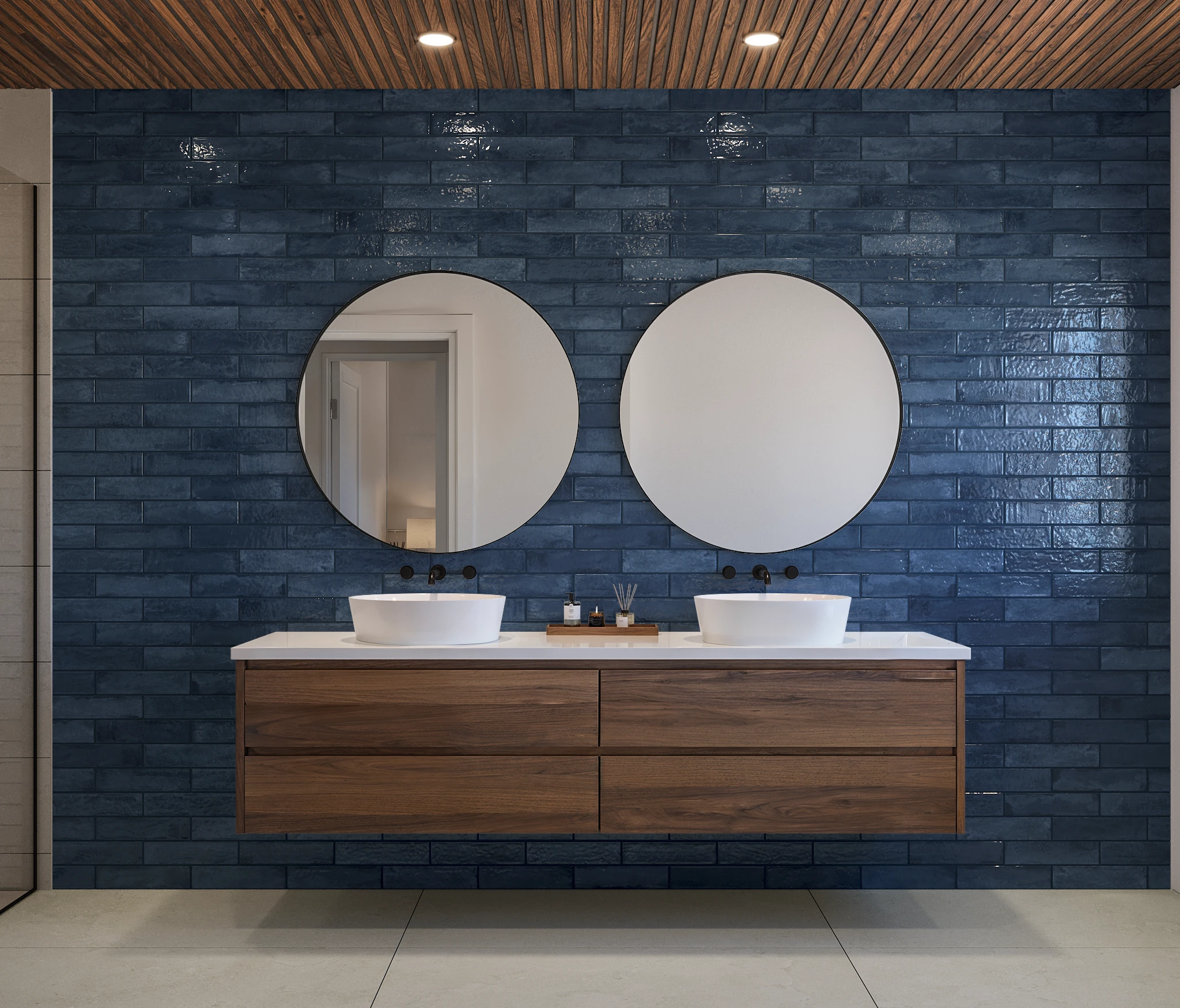 Visualisation de MILE®stone 4Earth Ocean Stagger 50% Revêtement mural par MILE®stone