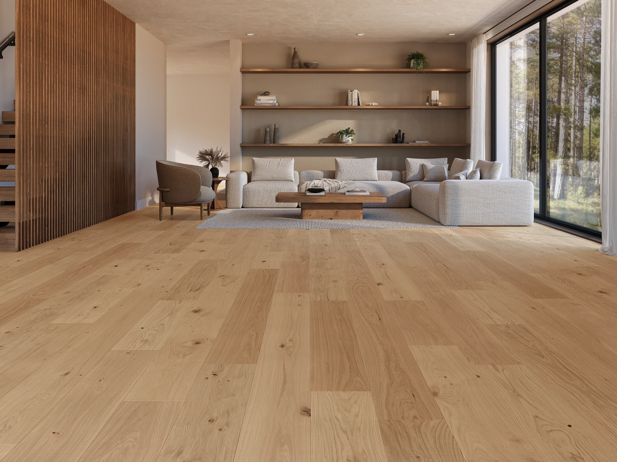 Apogee European Oak - Elbrus 9.5" Wood Floor Indoor Flooring visualization by Denali Hardwood Floors