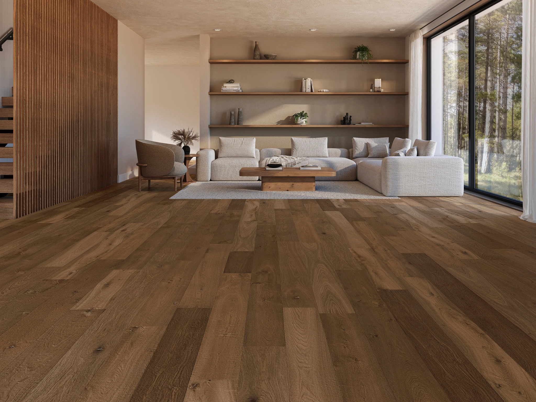 Apogee European Oak - Fengari S 7.5" Indoor Flooring visualization by Denali Hardwood Floors