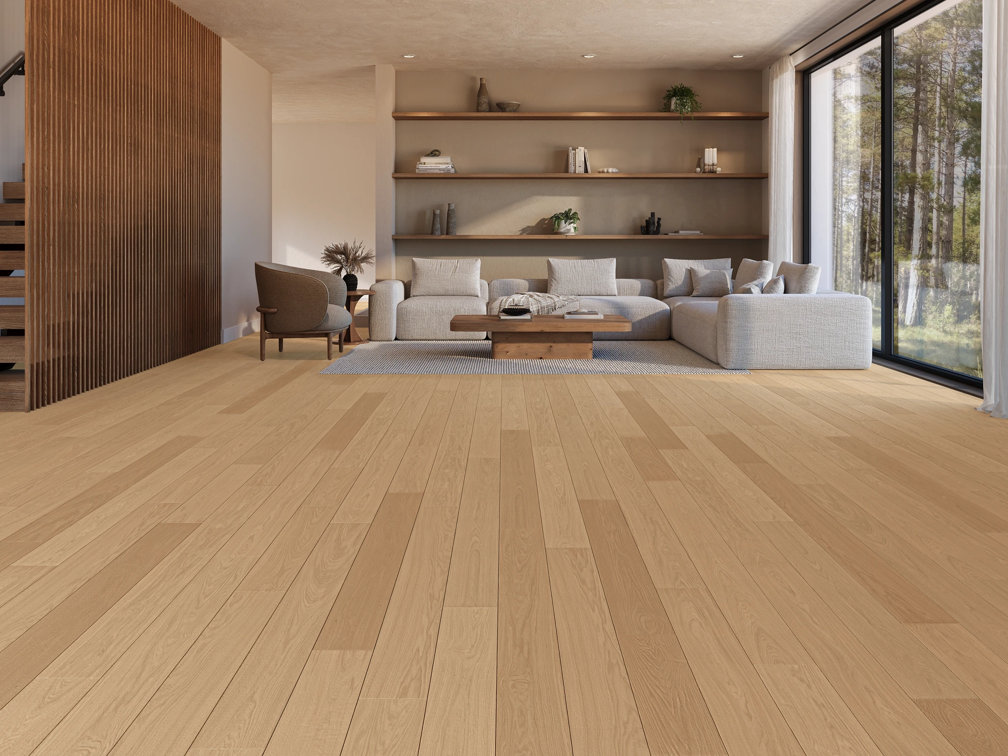 Apogee European Oak - Ossa S 7.5" Wood Floor Indoor Flooring visualization by Denali Hardwood Floors