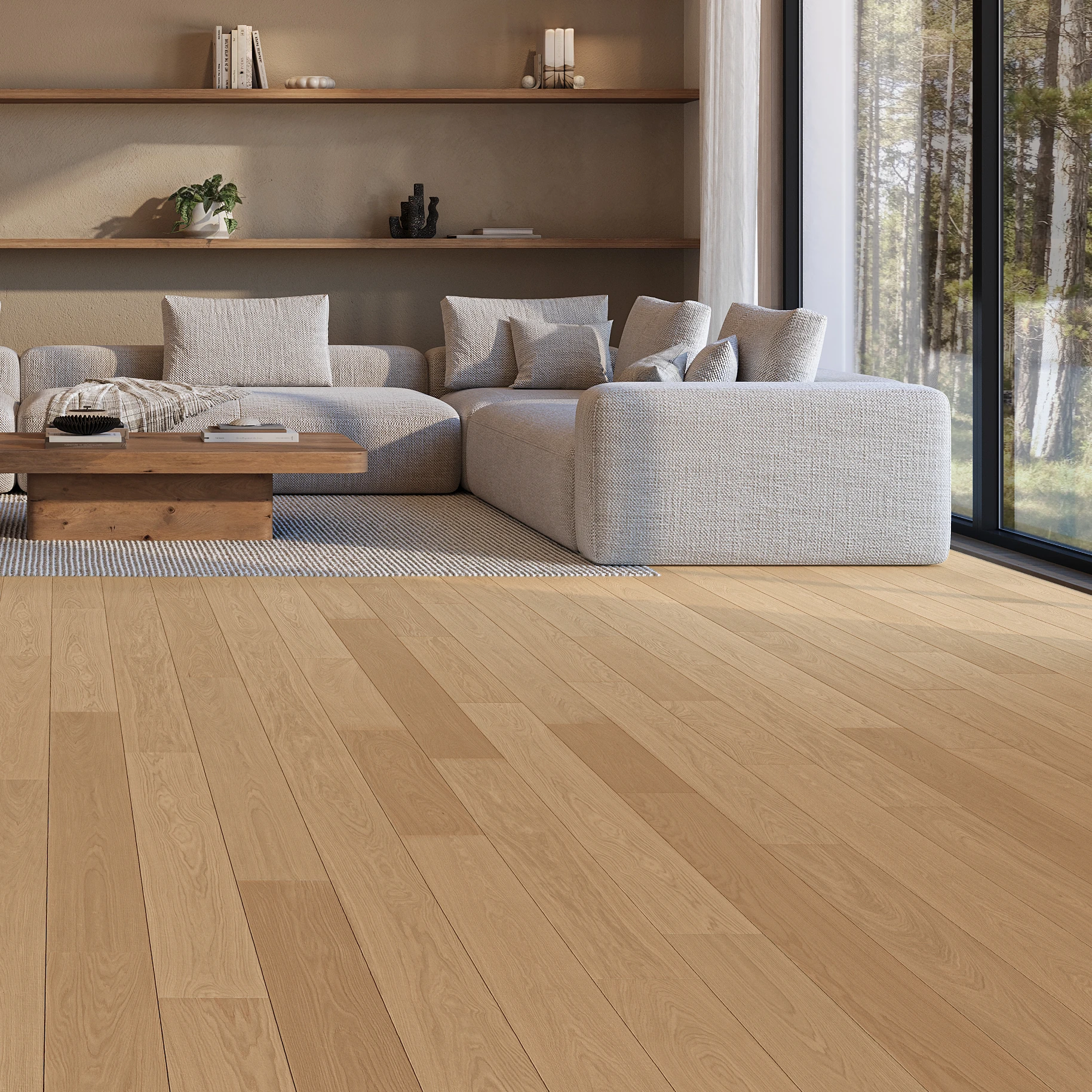 Apogee European Oak - Ossa S 7.5" Wood Floor Indoor Flooring visualization by Denali Hardwood Floors