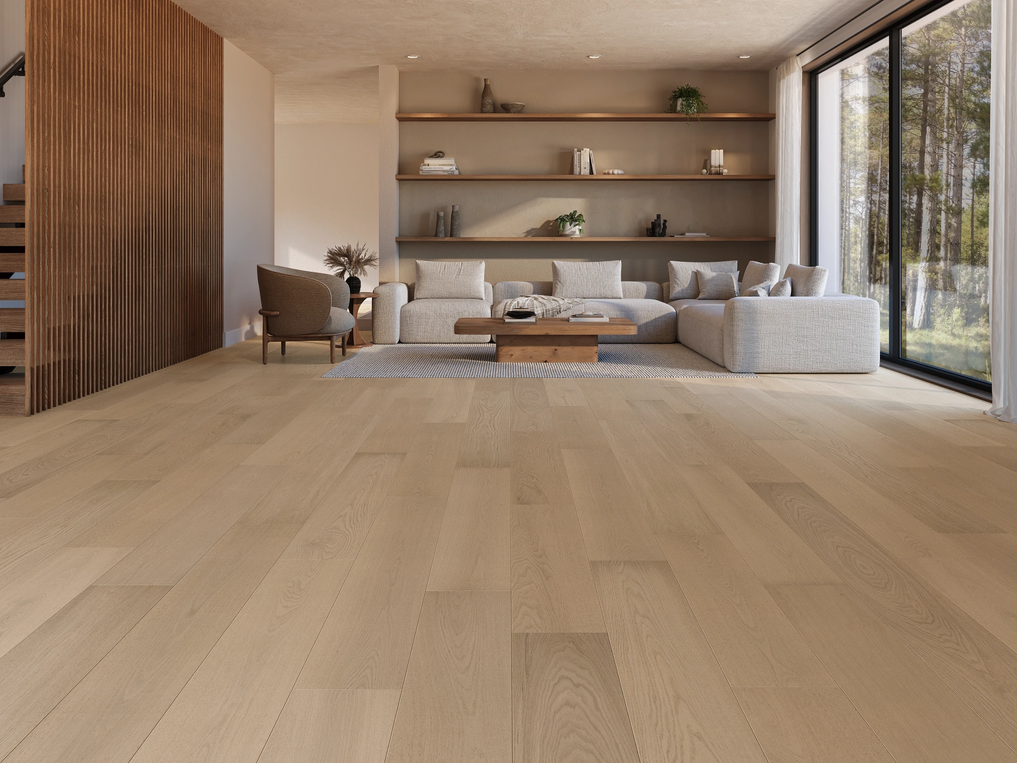 Eterna American Oak - Eclipse 9.5" Wood Floor Indoor Flooring visualization by Denali Hardwood Floors