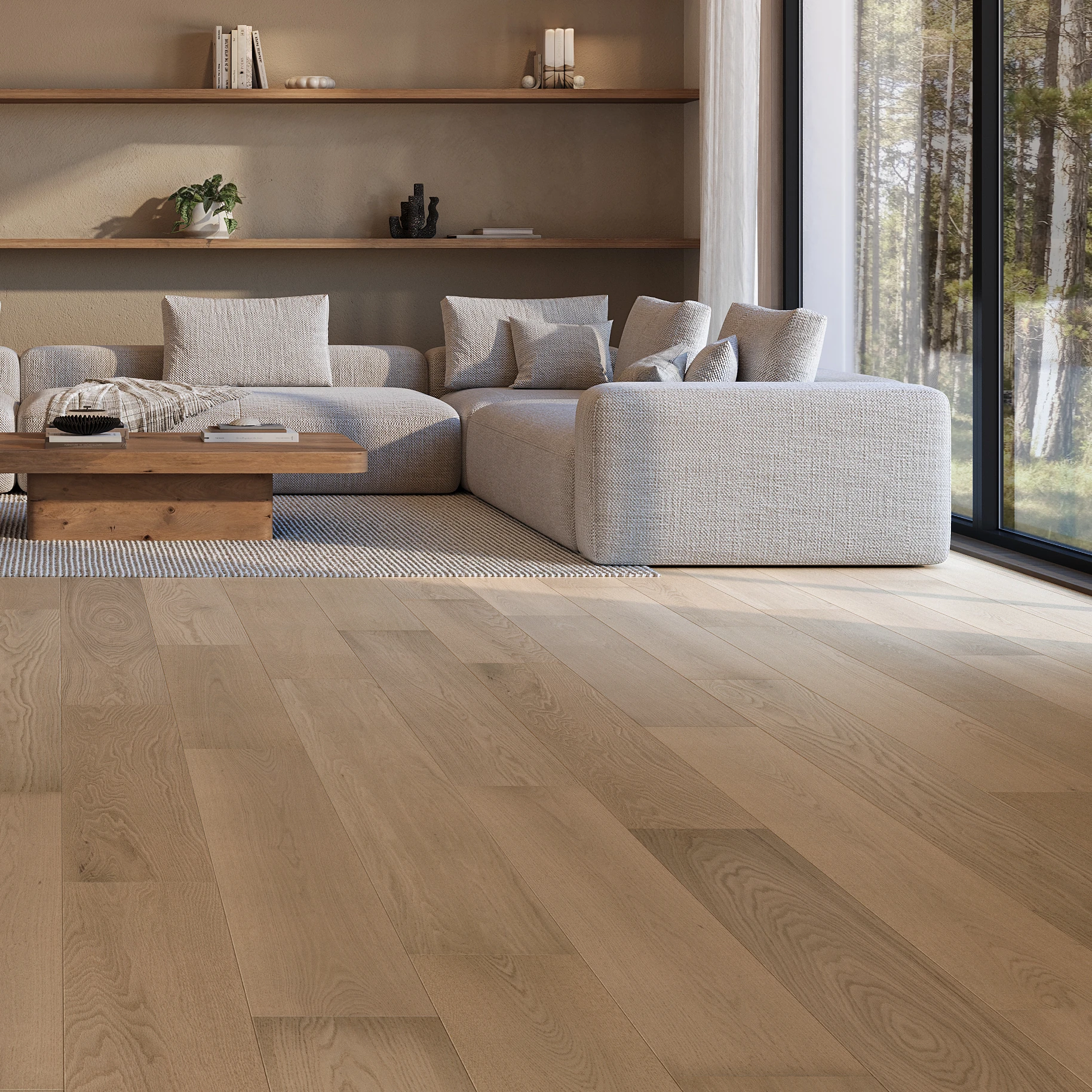 Eterna American Oak - Eclipse 9.5" Wood Floor Indoor Flooring visualization by Denali Hardwood Floors