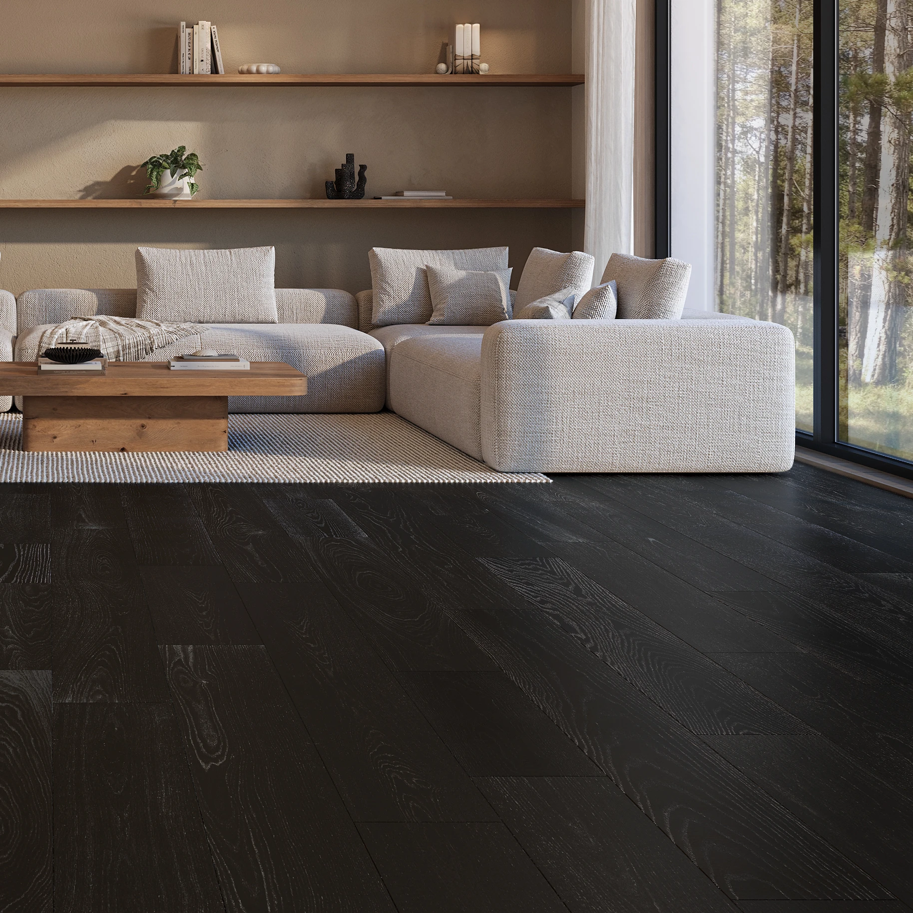 Visualisation de Eterna American Oak - Epoch 9.5" Couvre-plancher intérieur par Denali Hardwood Floors