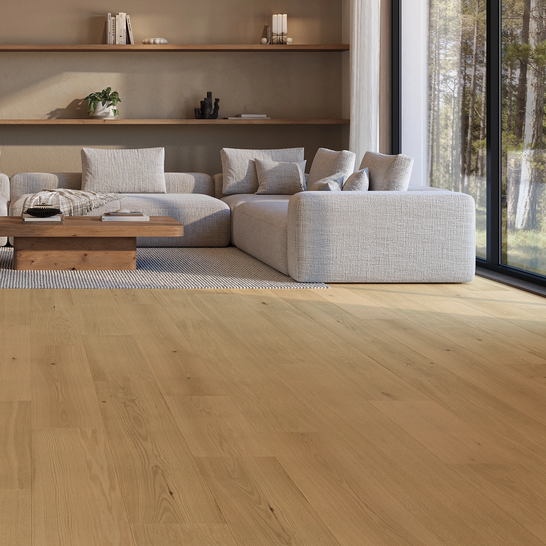 Visualisation de Eterna American Oak - Perennial 9.5" Couvre-plancher intérieur par Denali Hardwood Floors