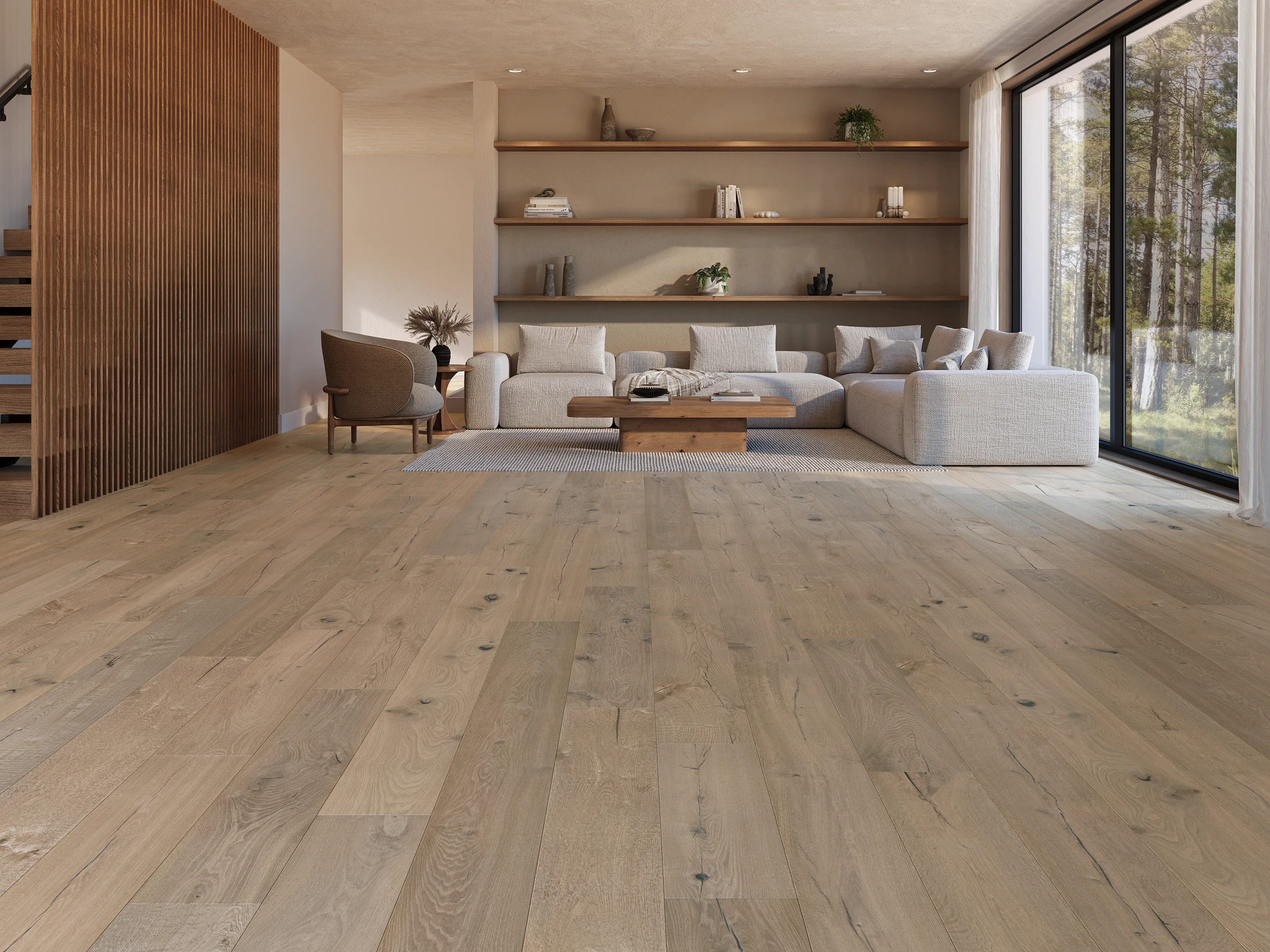 Mason European Oak - Arcade 8.625" Wood Floor Indoor Flooring visualization by Denali Hardwood Floors