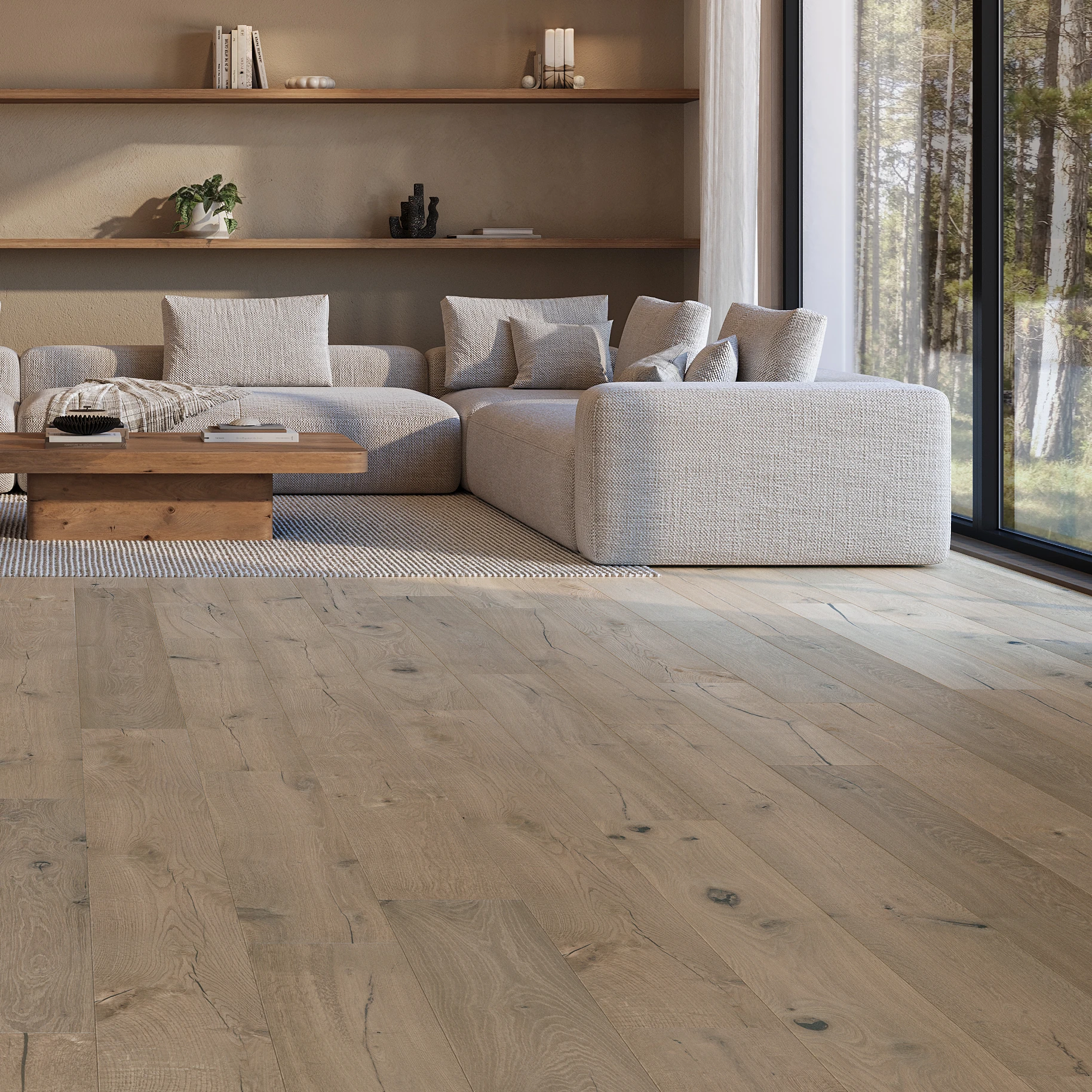 Mason European Oak - Arcade 8.625" Wood Floor Indoor Flooring visualization by Denali Hardwood Floors
