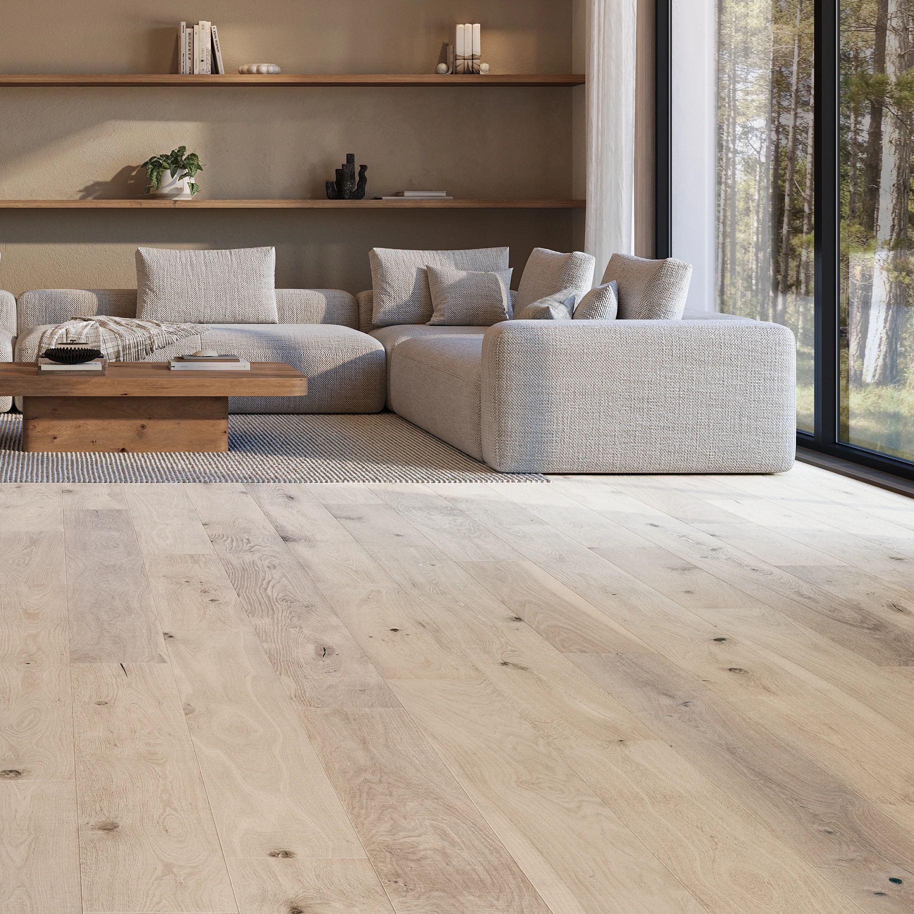 Visualisation de Renaissance European Oak - Cellini 8.625" Couvre-plancher intérieur par Denali Hardwood Floors